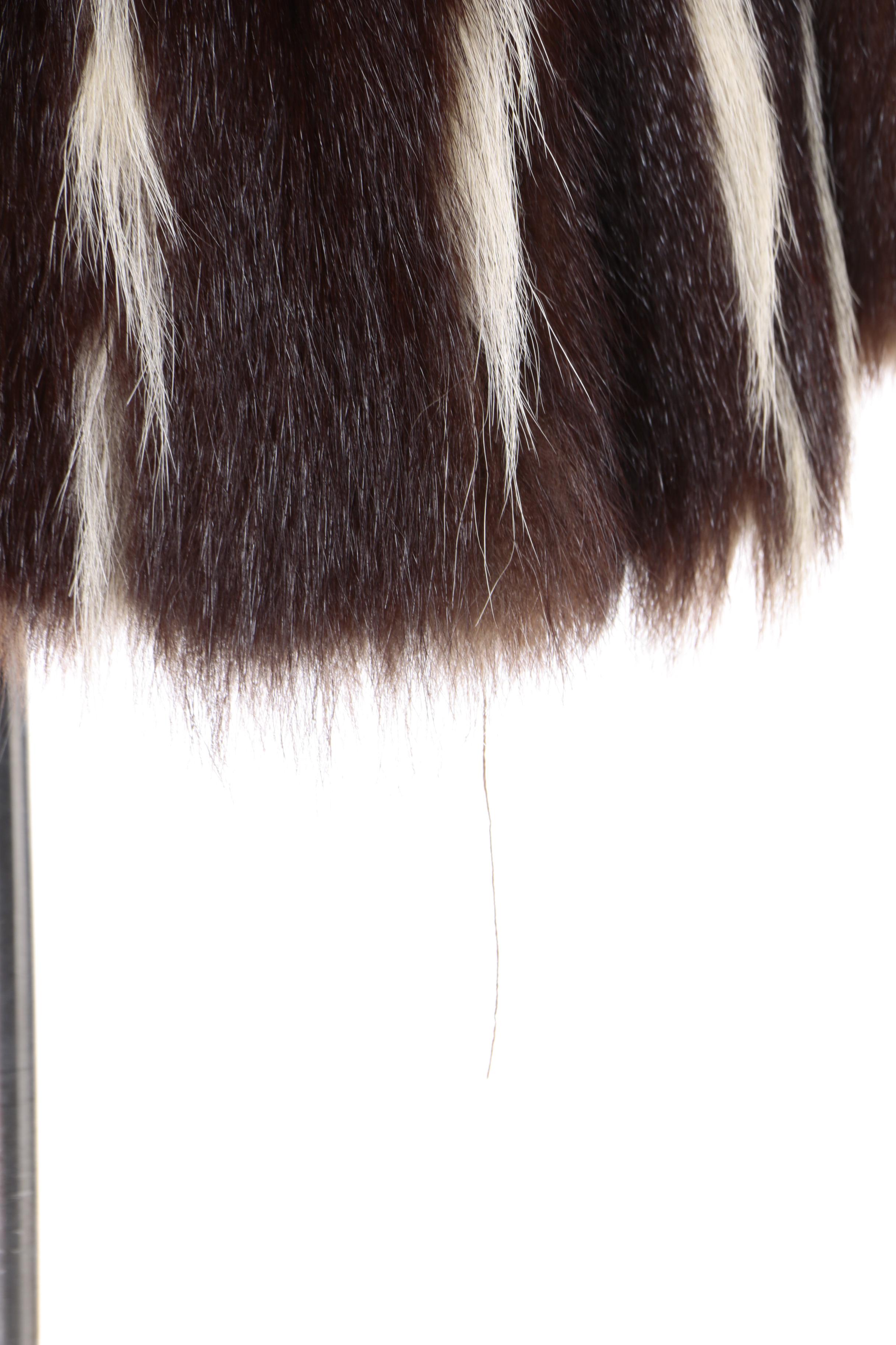 Vintage Skunk Fur Coat