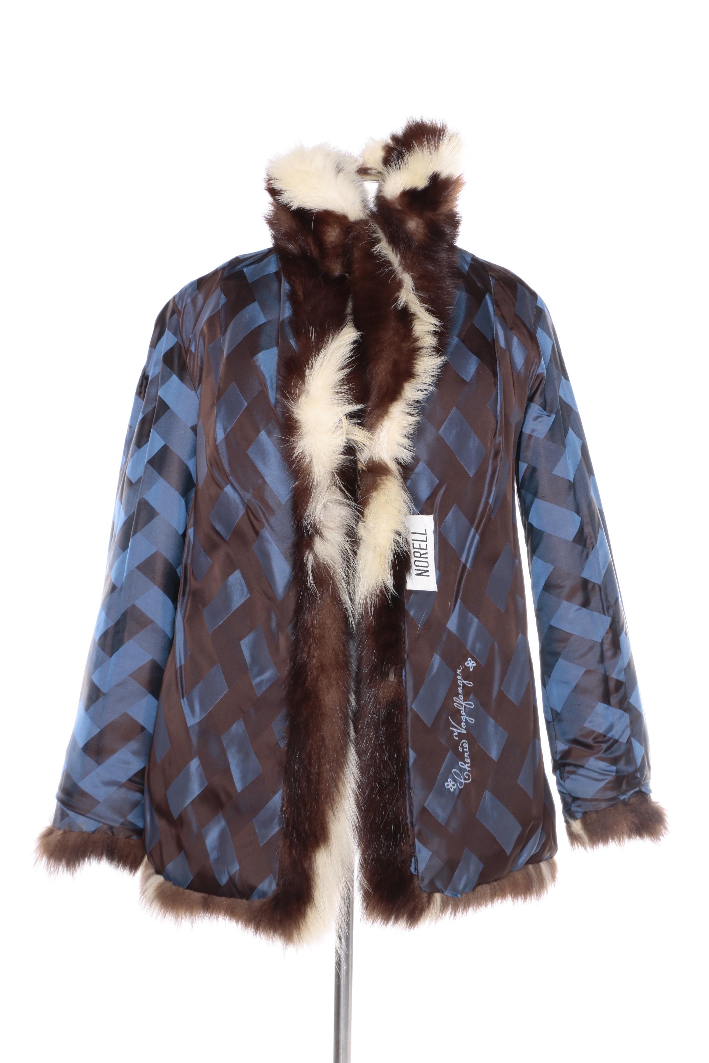 Vintage Skunk Fur Coat