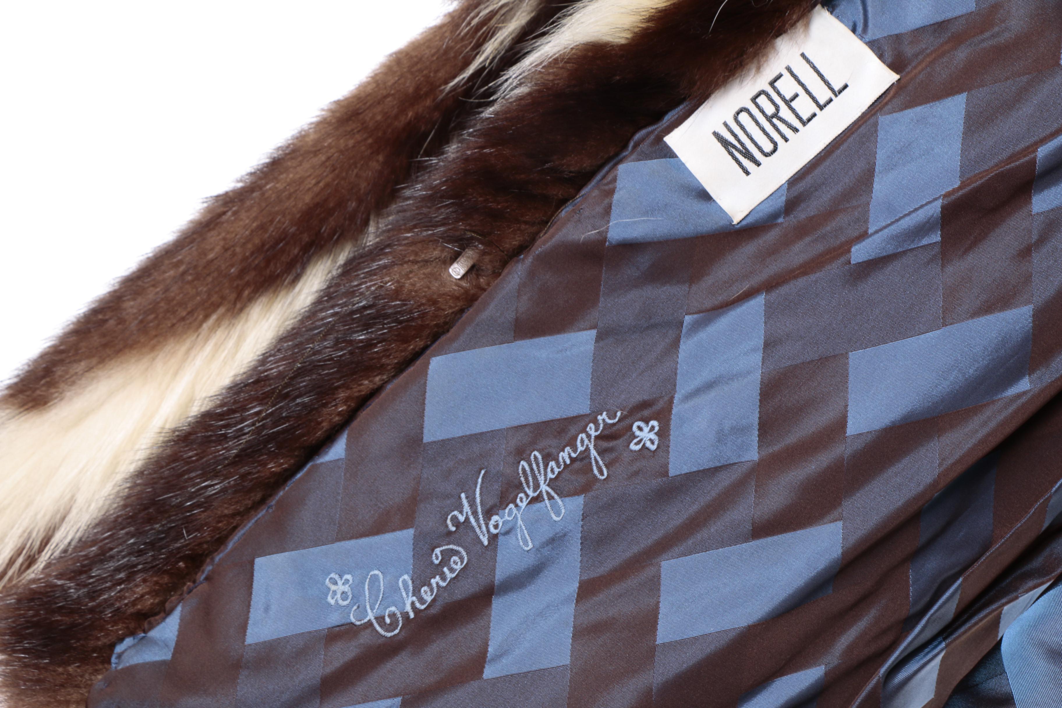 Vintage Skunk Fur Coat