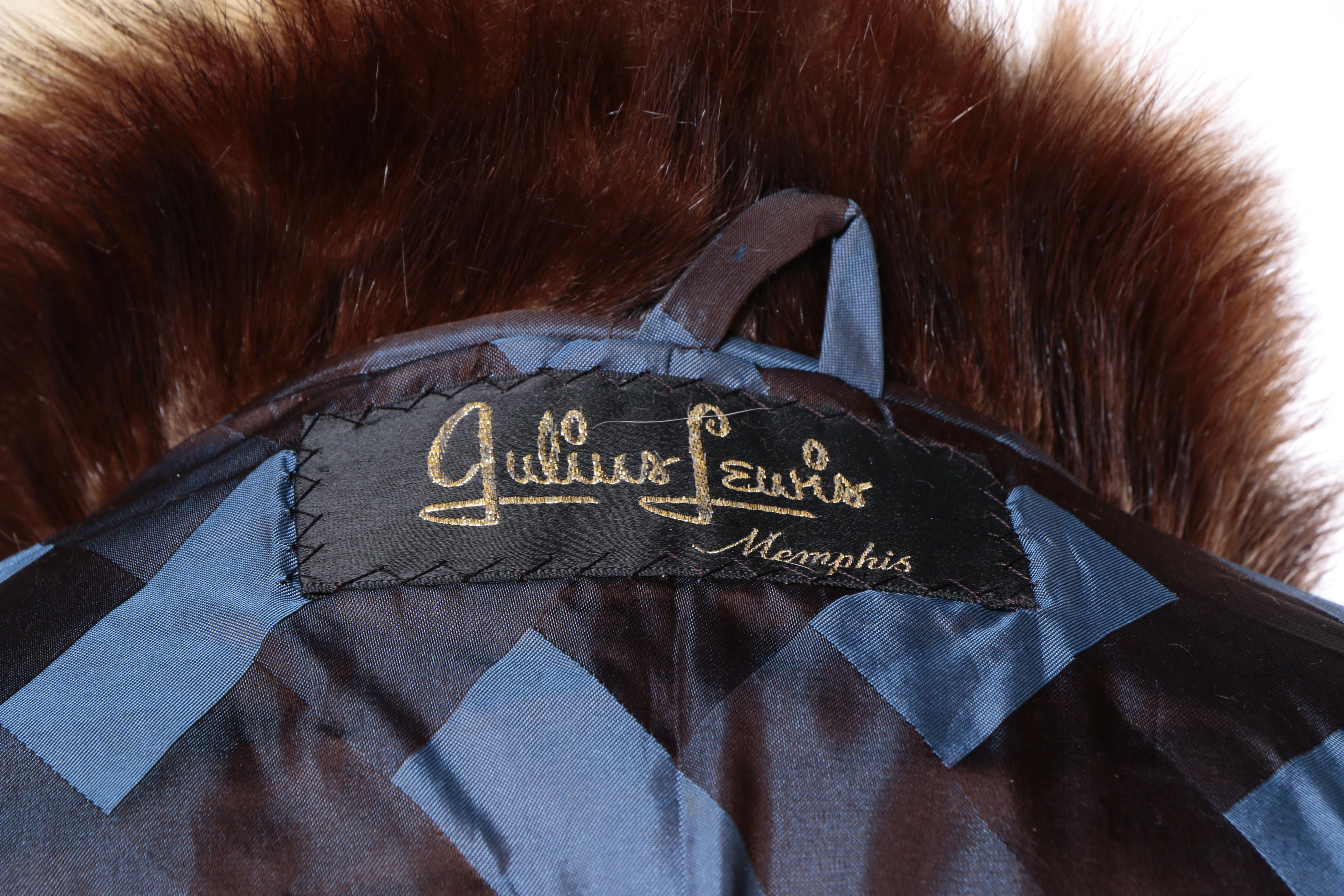 Vintage Skunk Fur Coat