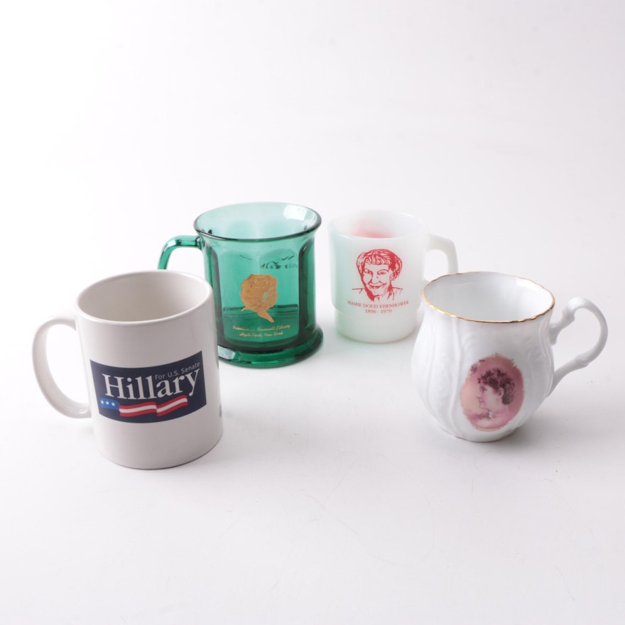 Commemorative First Lady Presidential Library Mugs