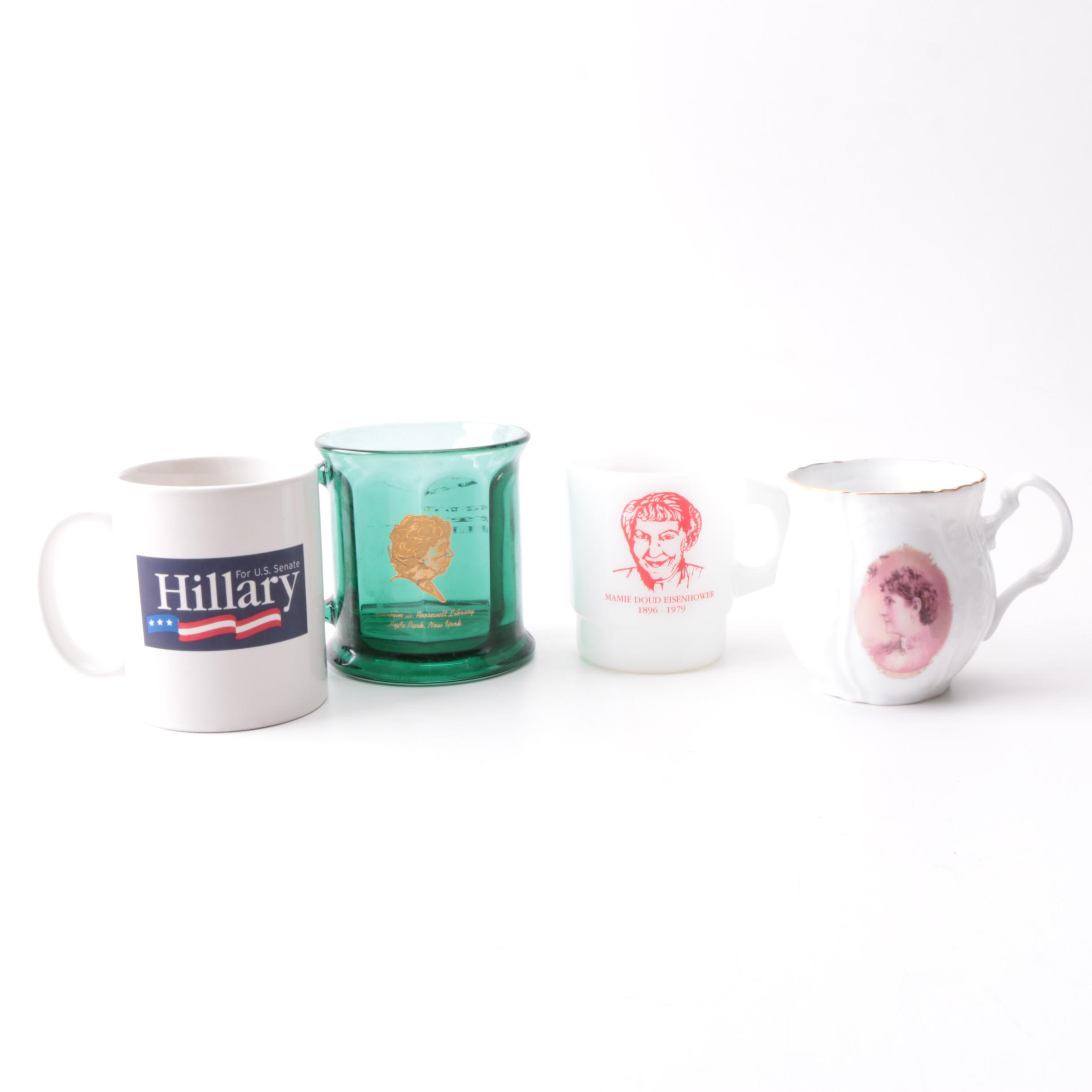 Commemorative First Lady Presidential Library Mugs