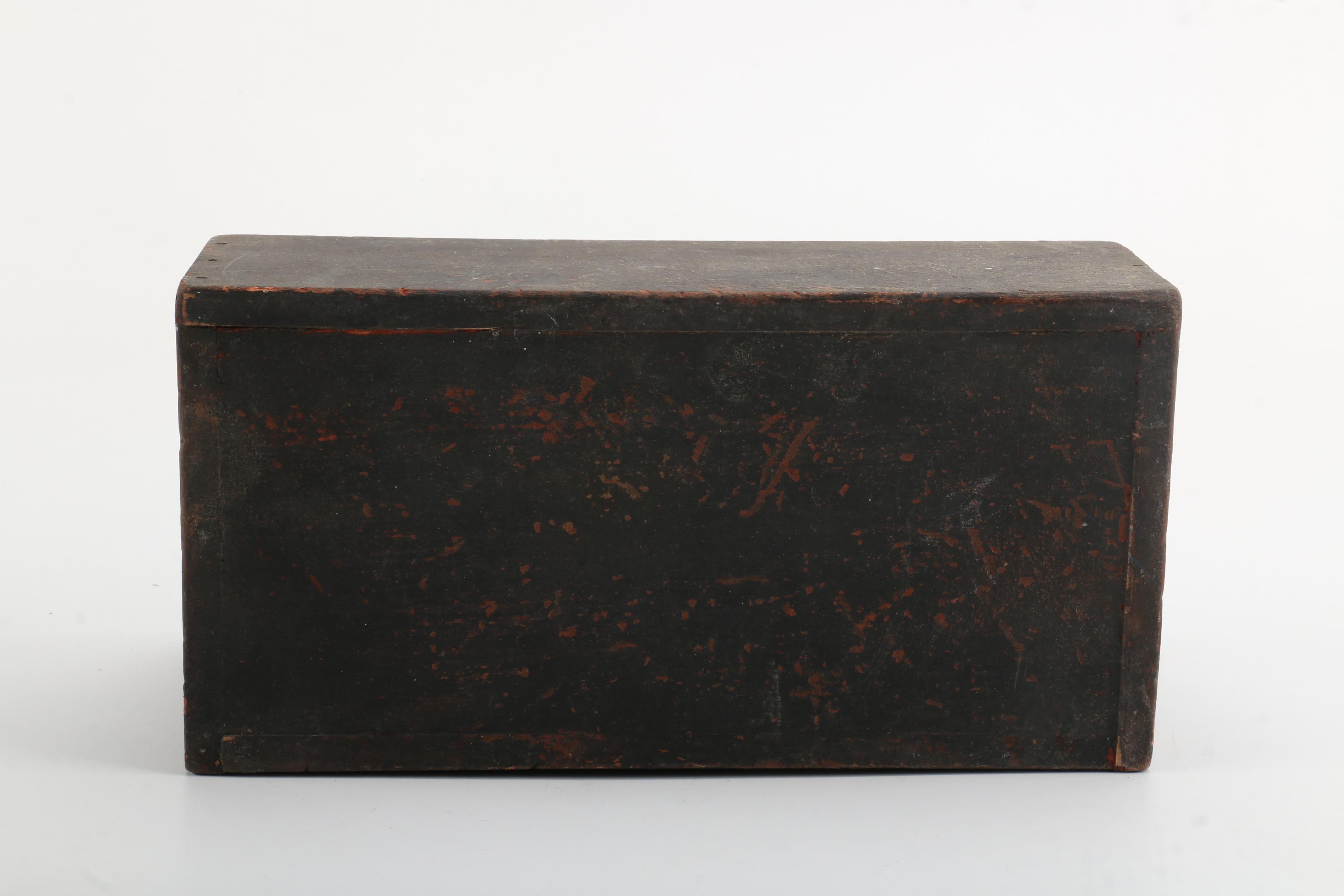 Vintage Wood Wall Boxes and Chest