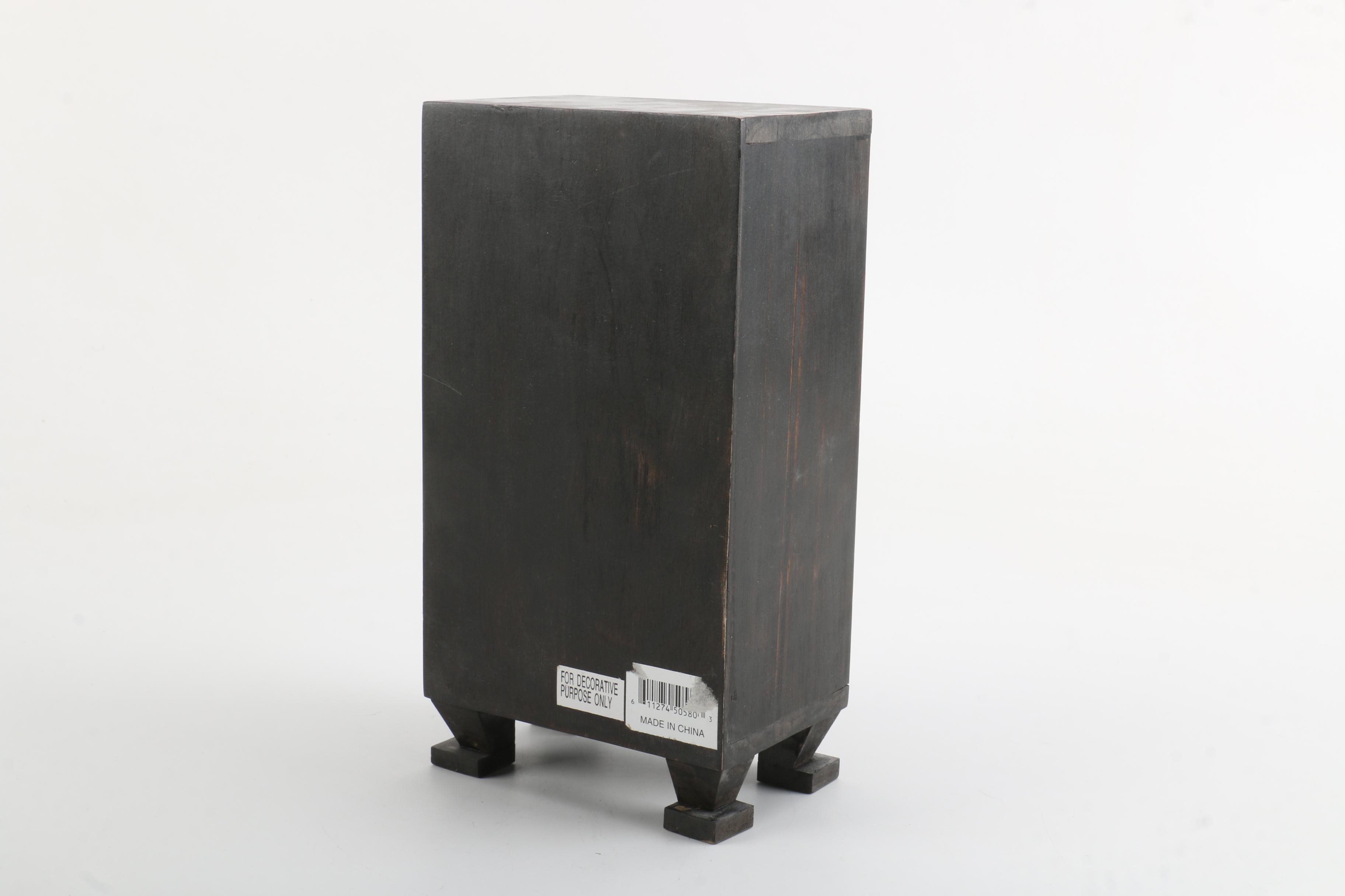 Vintage Wood Wall Boxes and Chest