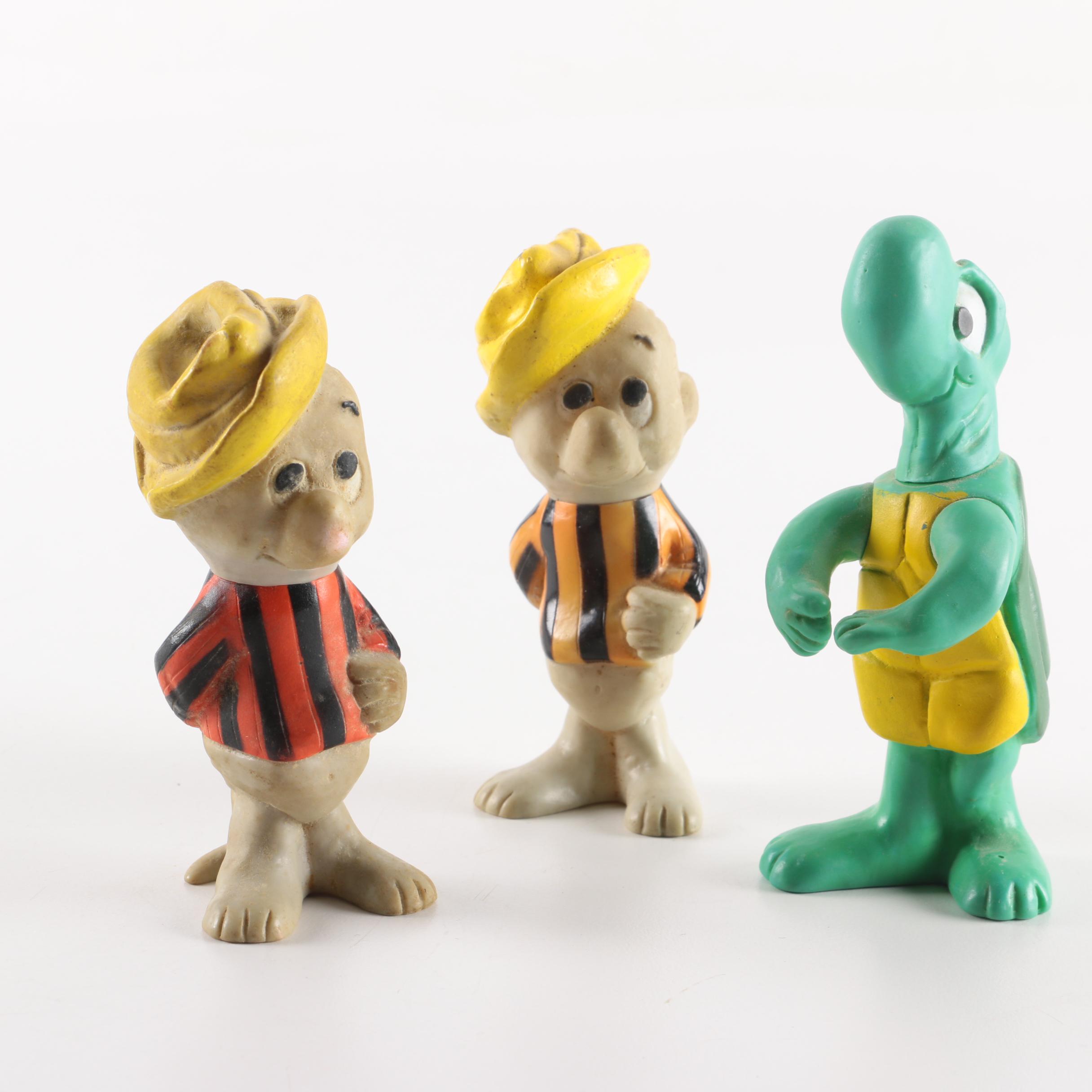 Vintage "Pogo Possum" Plastic Figurines