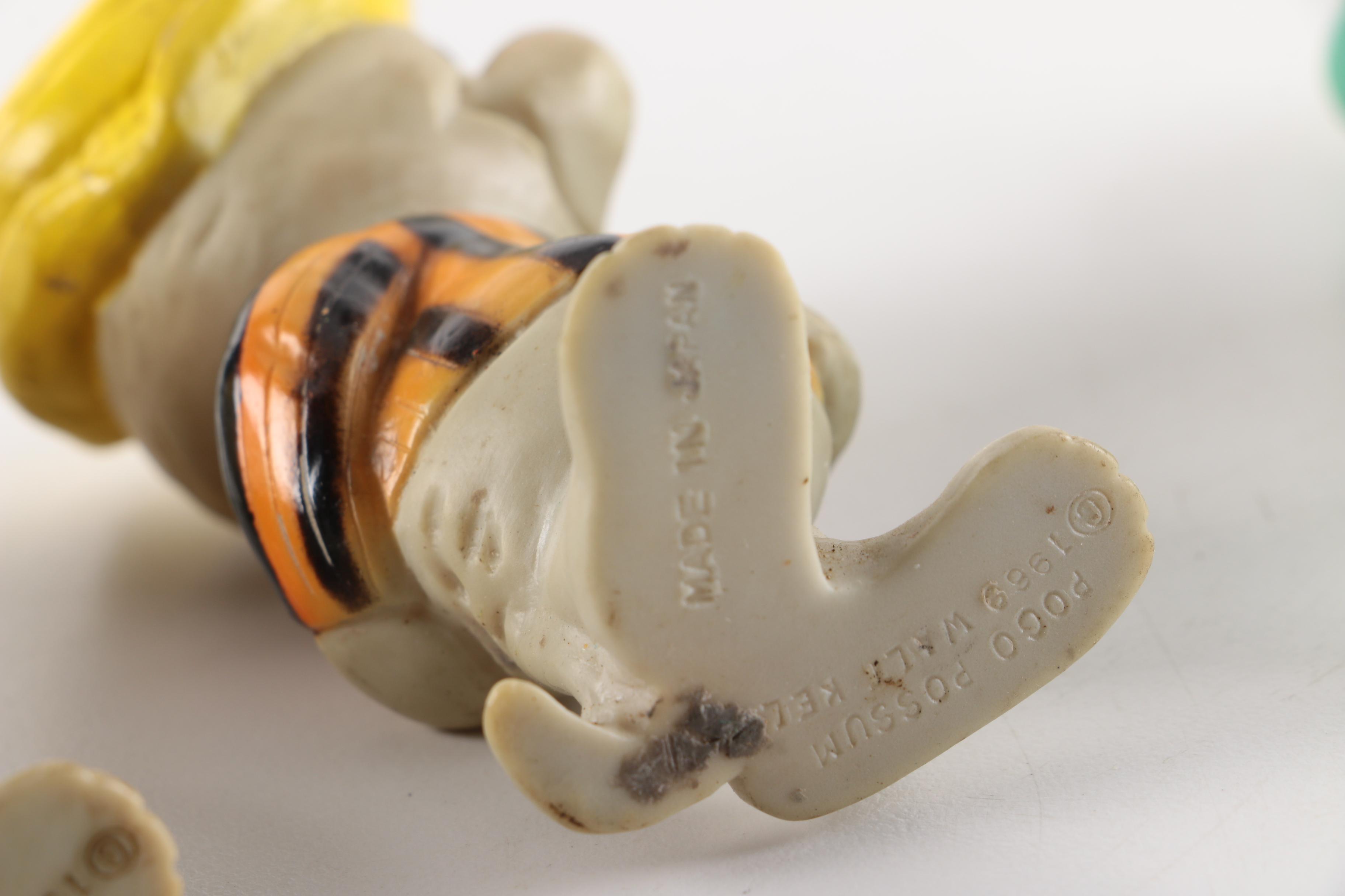 Vintage "Pogo Possum" Plastic Figurines