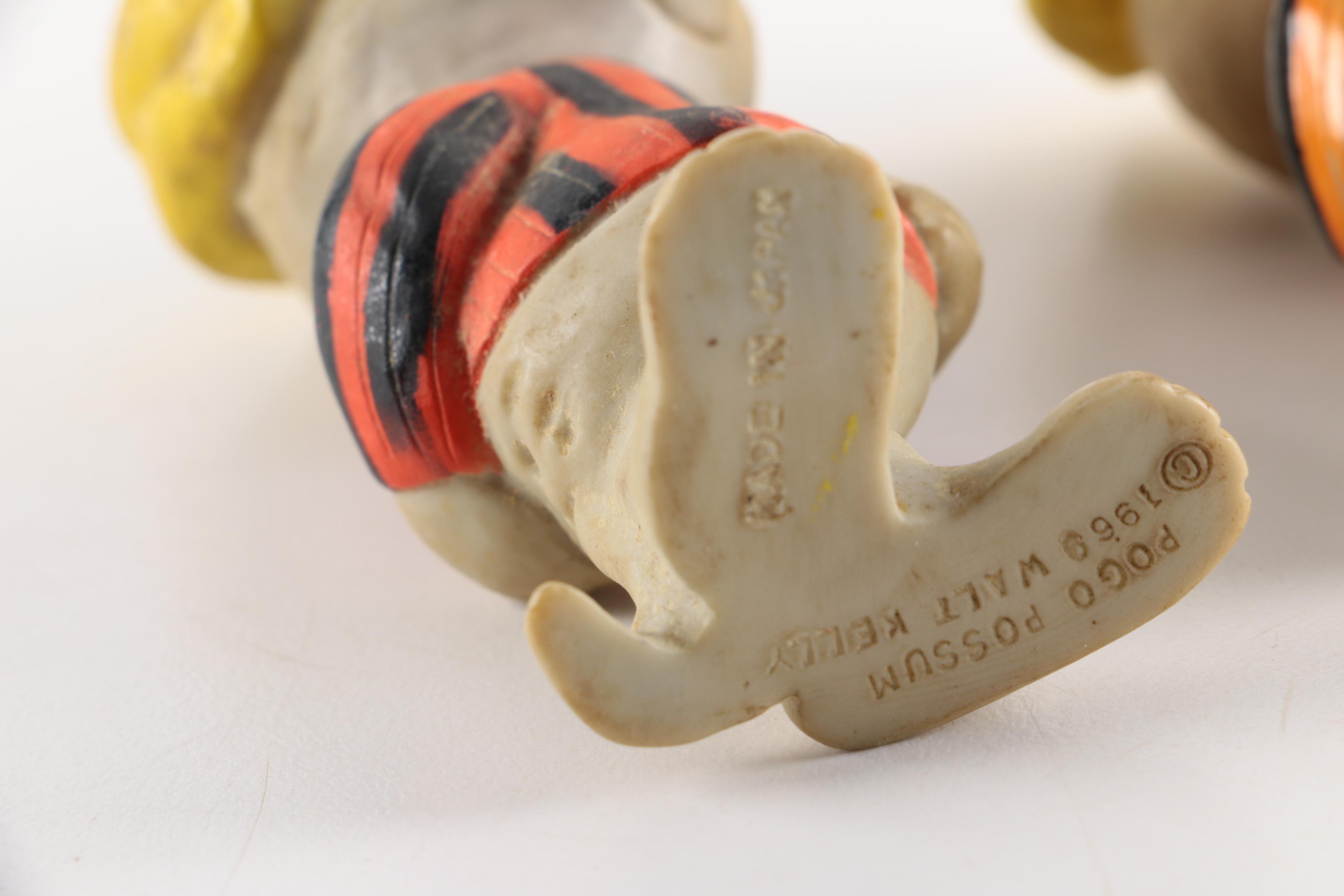 Vintage "Pogo Possum" Plastic Figurines