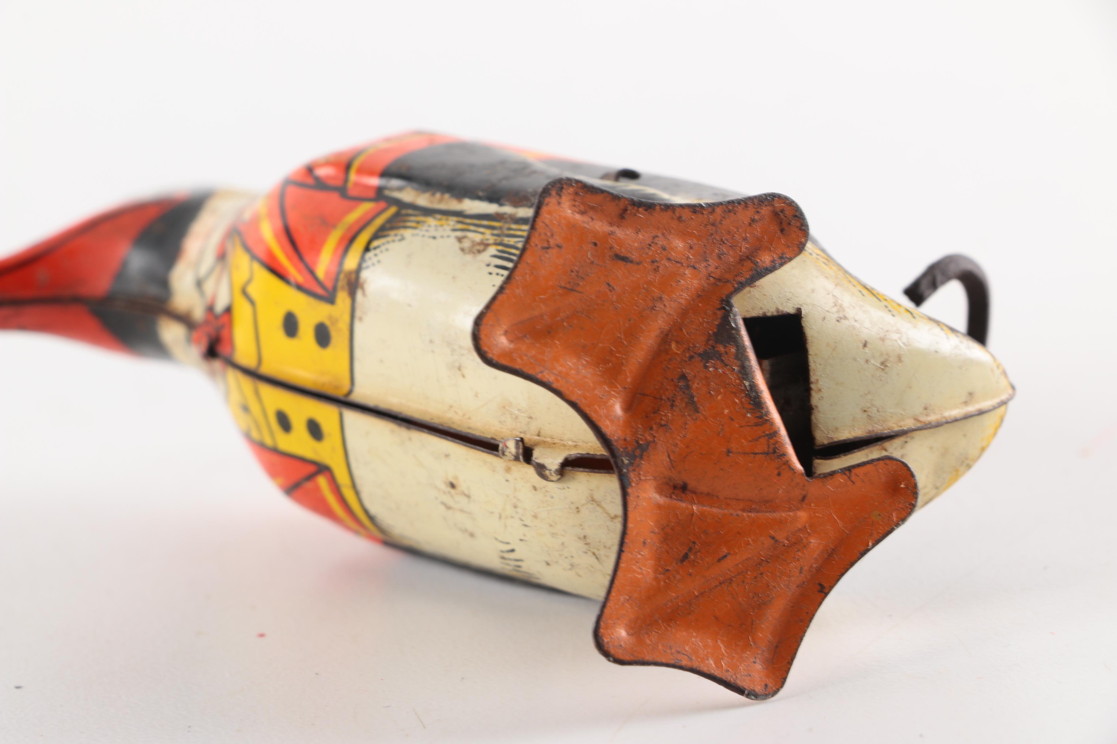 Vintage Tin Litho Toys Including Linemar Jalopy