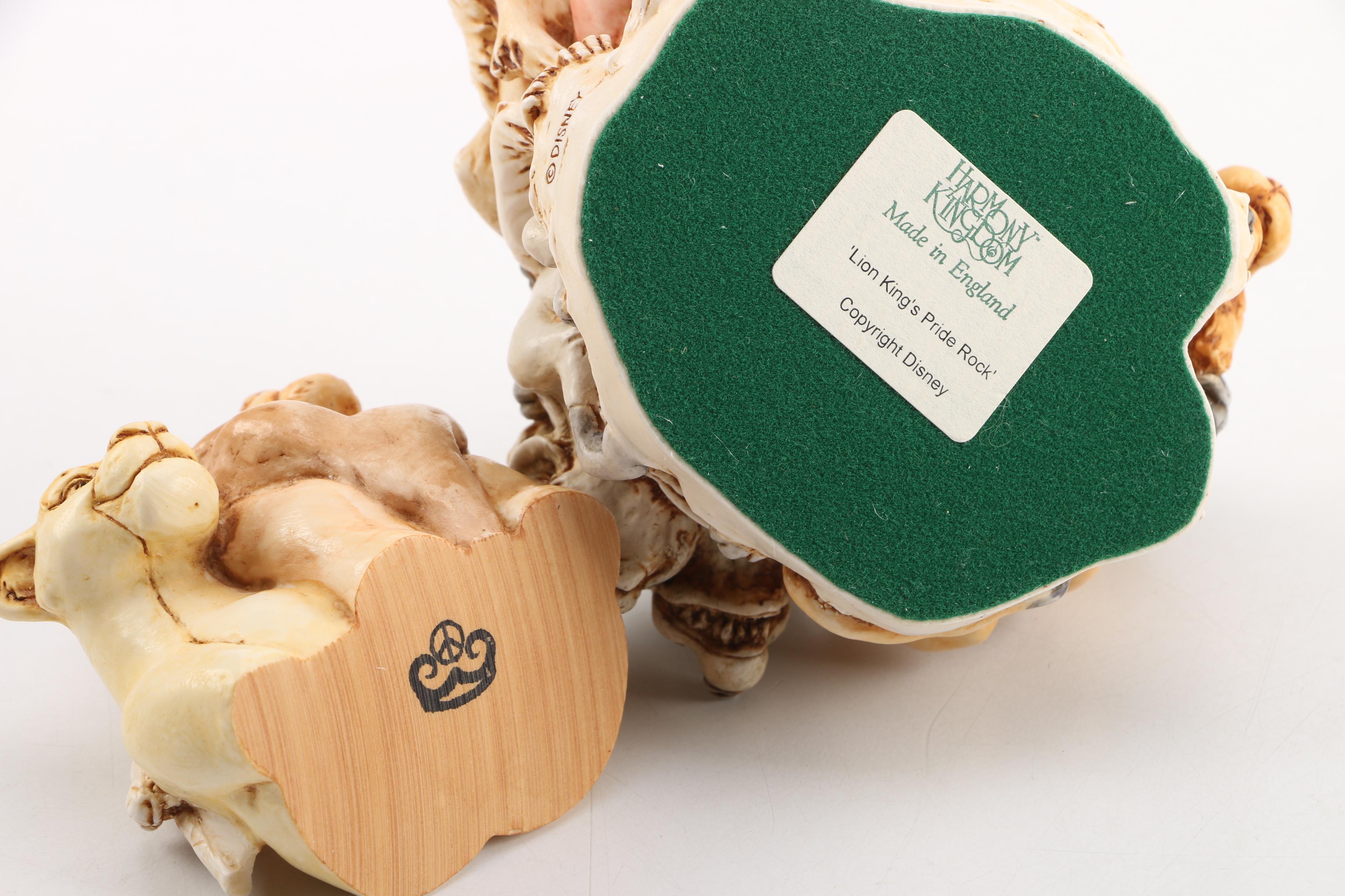 2002 Walt Disney Gallery Harmony Kingdom Hollow Box Figurines