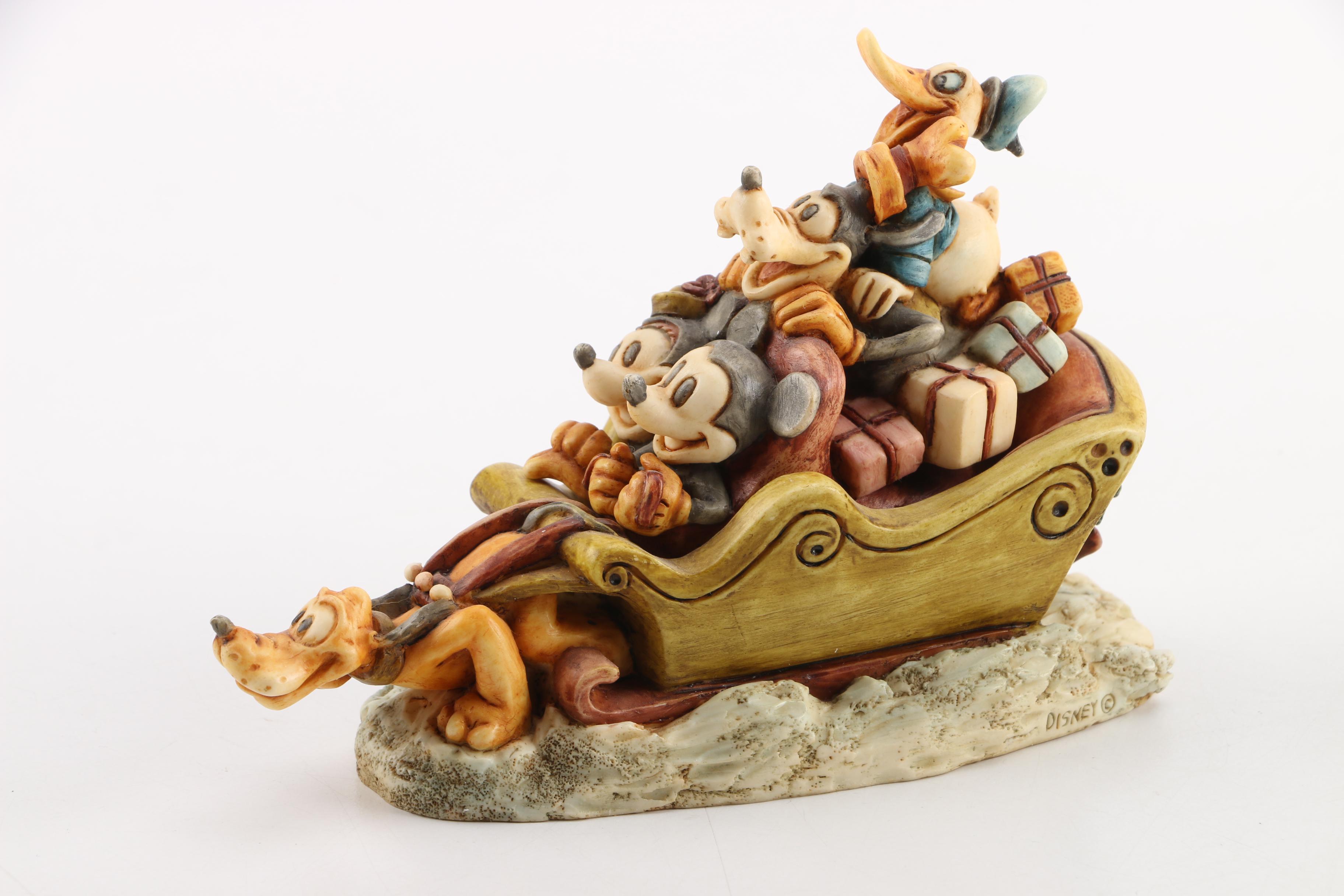 2002 Walt Disney Gallery Harmony Kingdom Hollow Box Figurines