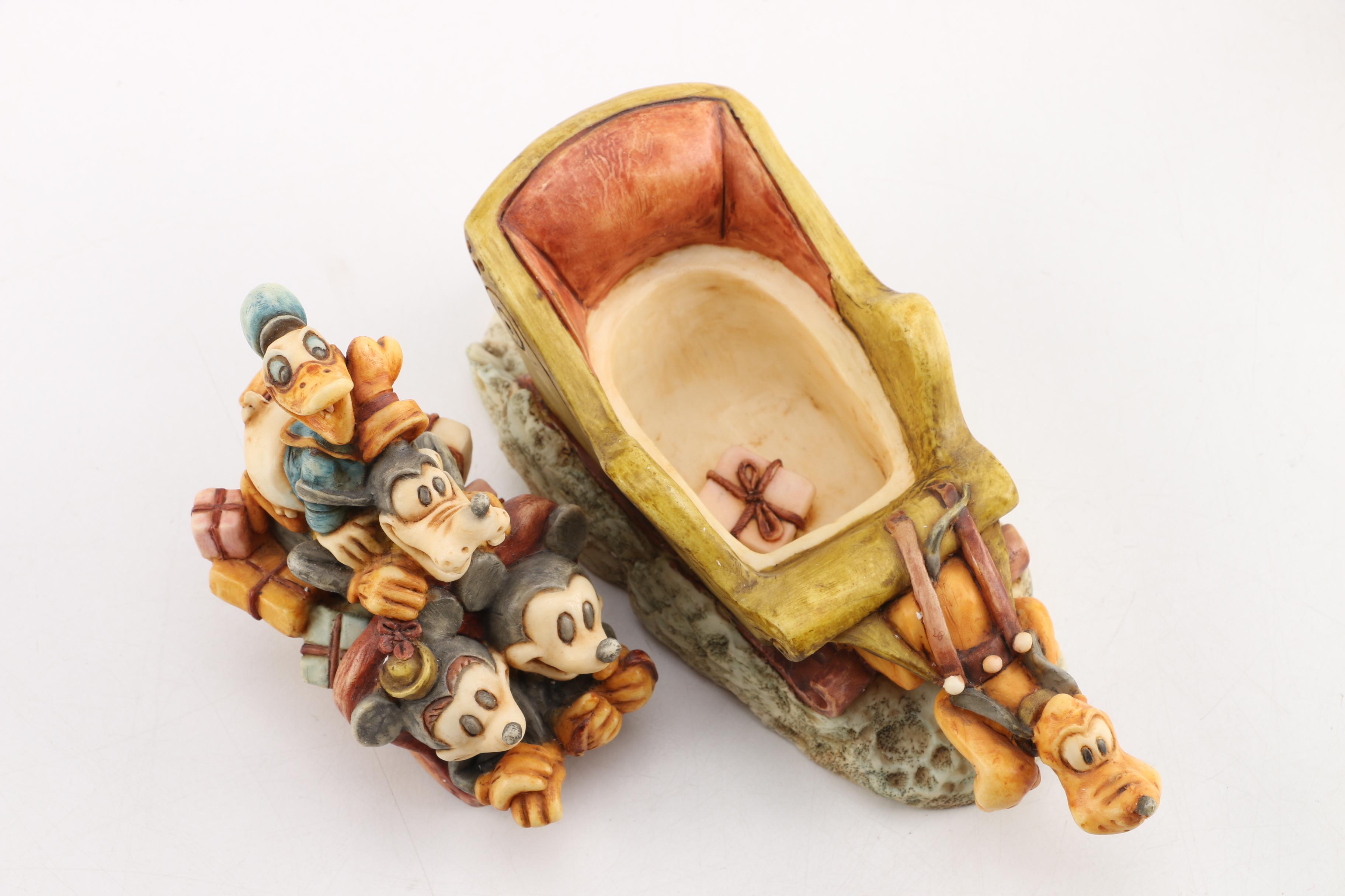 2002 Walt Disney Gallery Harmony Kingdom Hollow Box Figurines