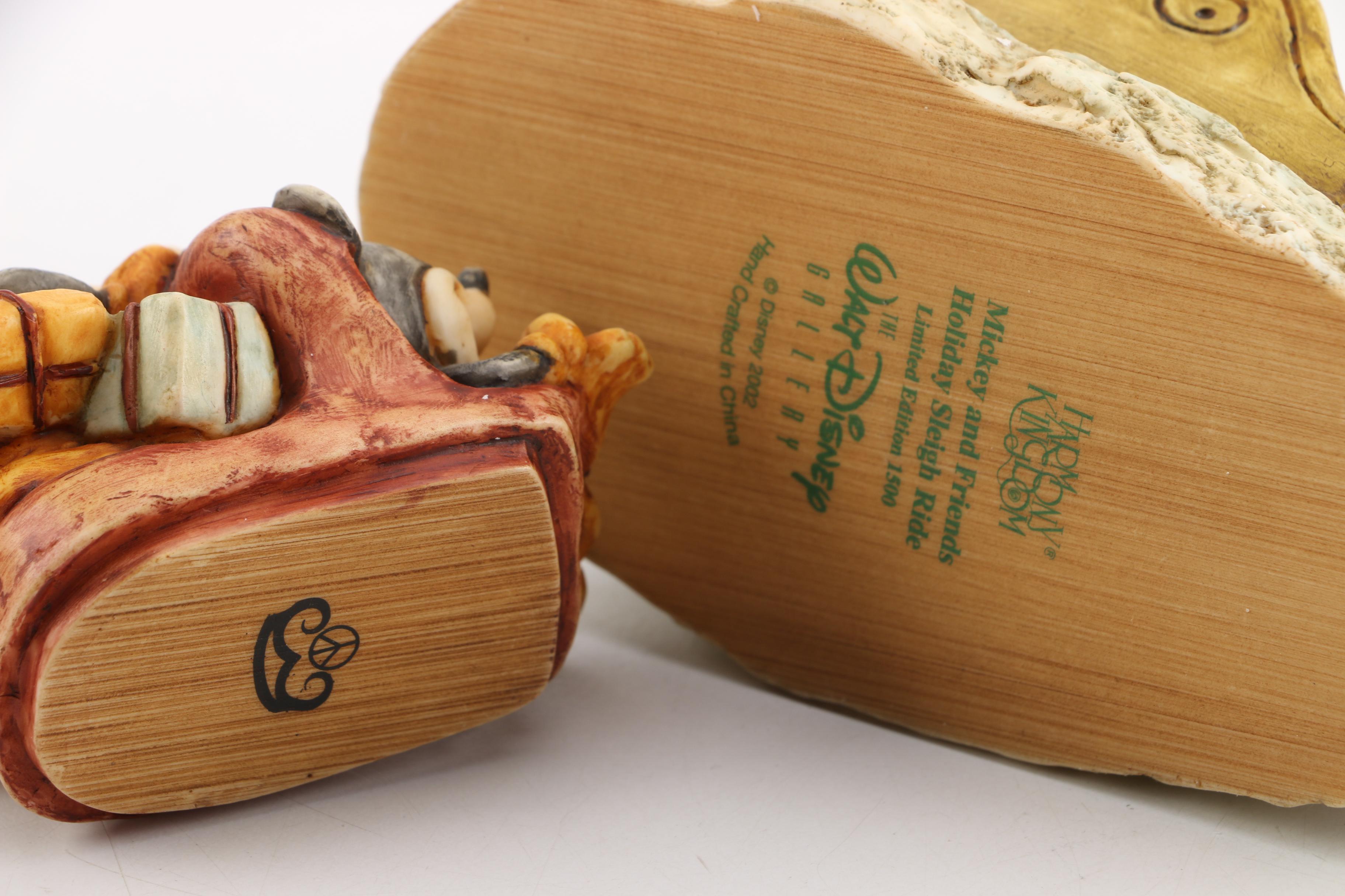 2002 Walt Disney Gallery Harmony Kingdom Hollow Box Figurines