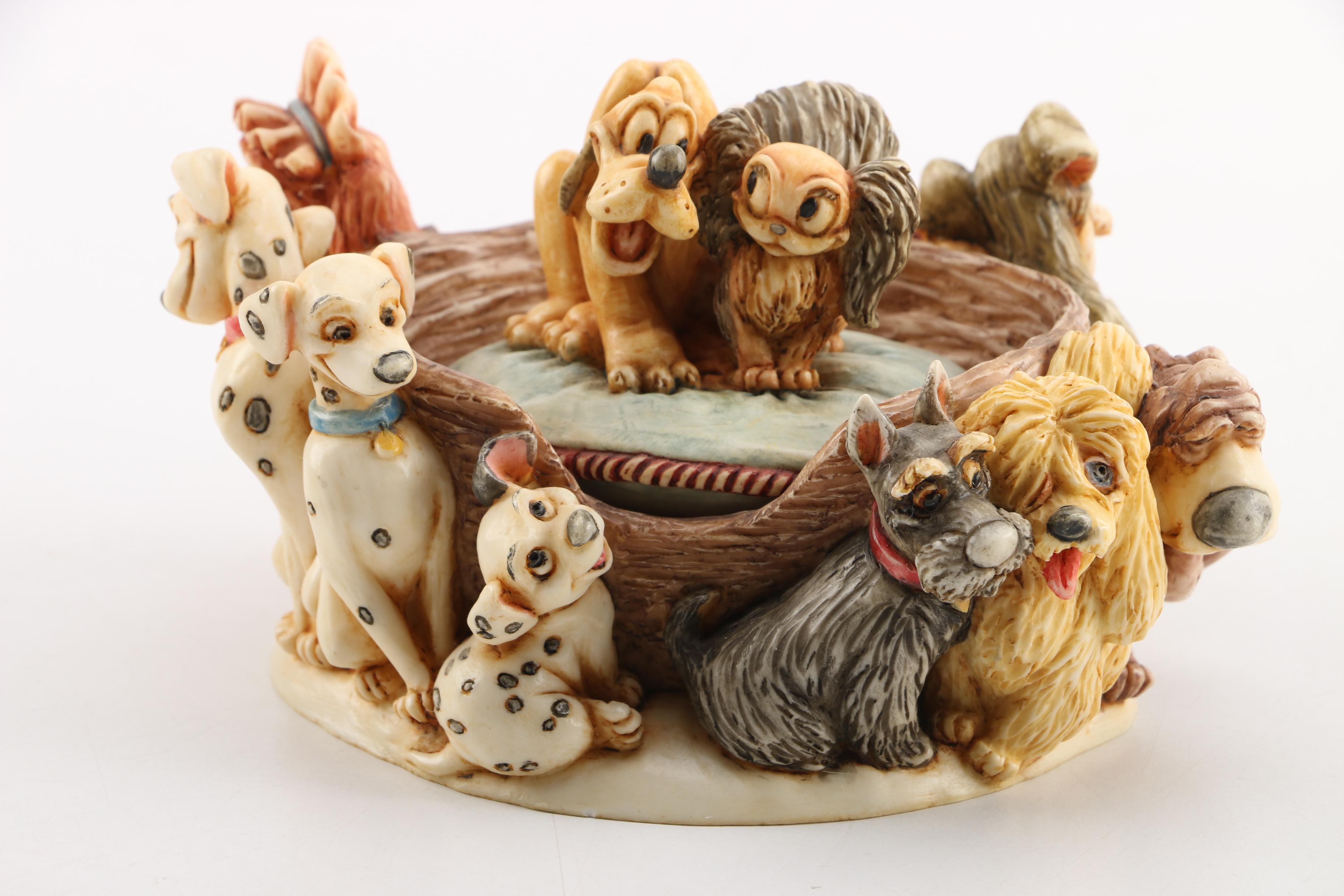 2002 Walt Disney Gallery Harmony Kingdom Hollow Box Figurines