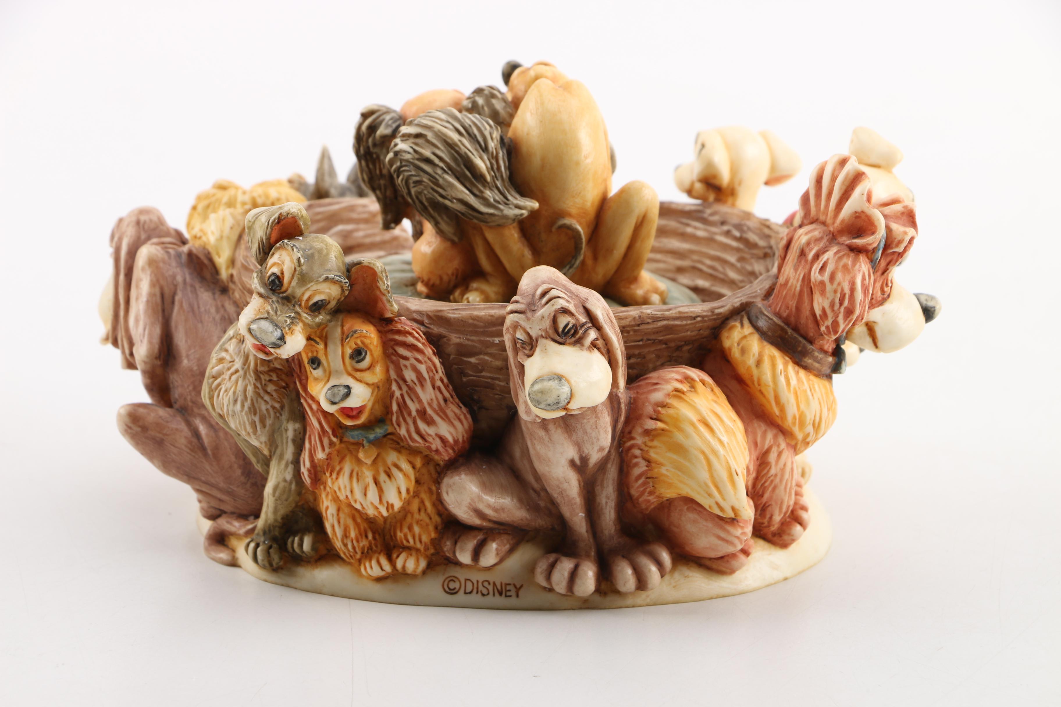 2002 Walt Disney Gallery Harmony Kingdom Hollow Box Figurines