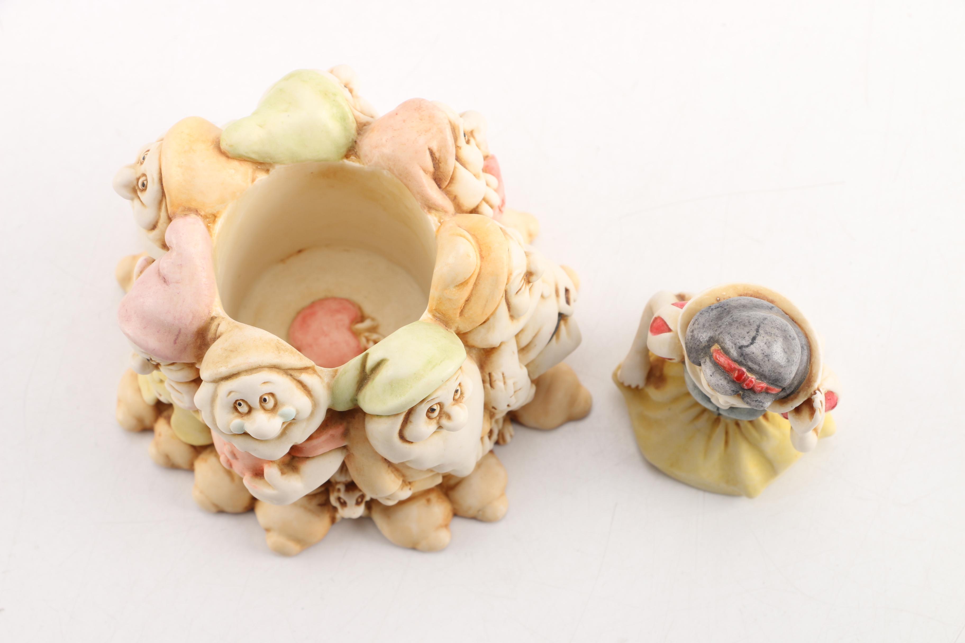 2002 Walt Disney Gallery Harmony Kingdom Hollow Box Figurines