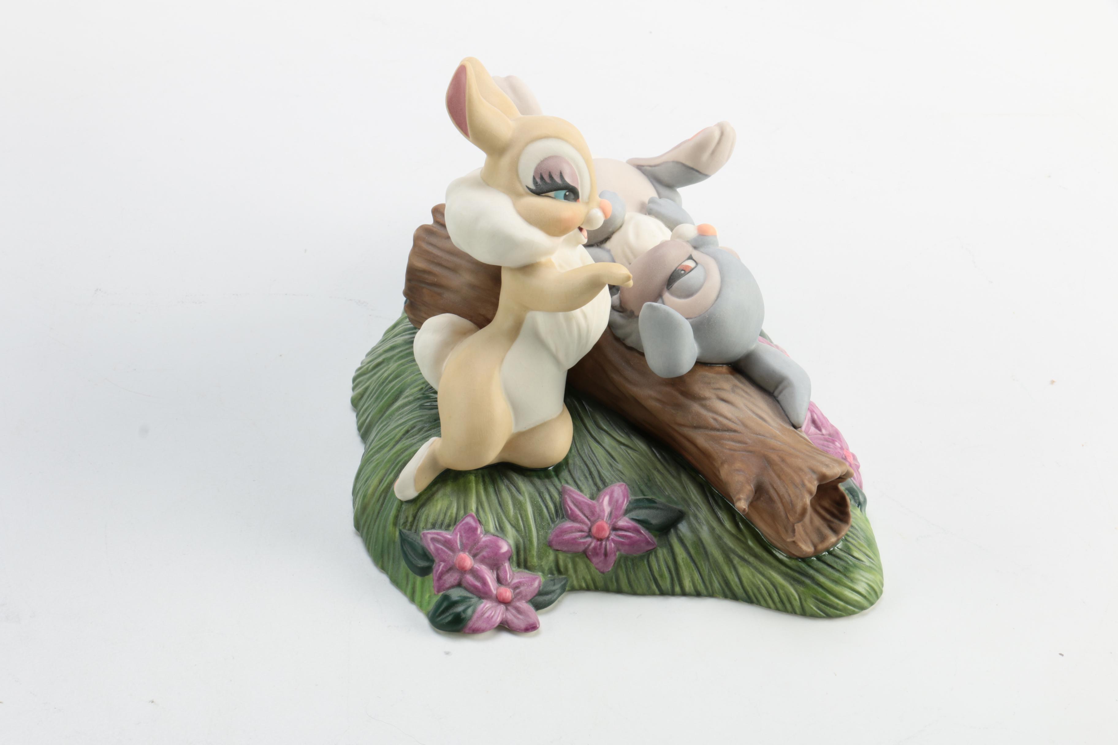 Walt Disney "Classics Collection" Porcelain Figurines and Pewter Pinnochio