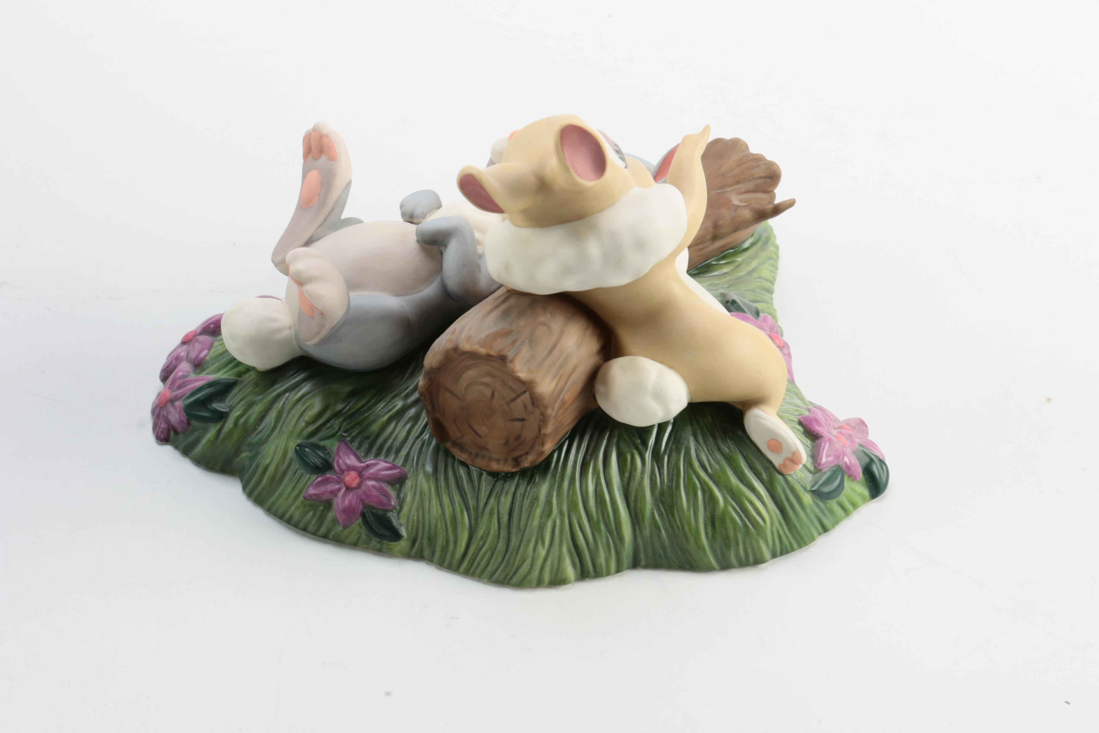 Walt Disney "Classics Collection" Porcelain Figurines and Pewter Pinnochio