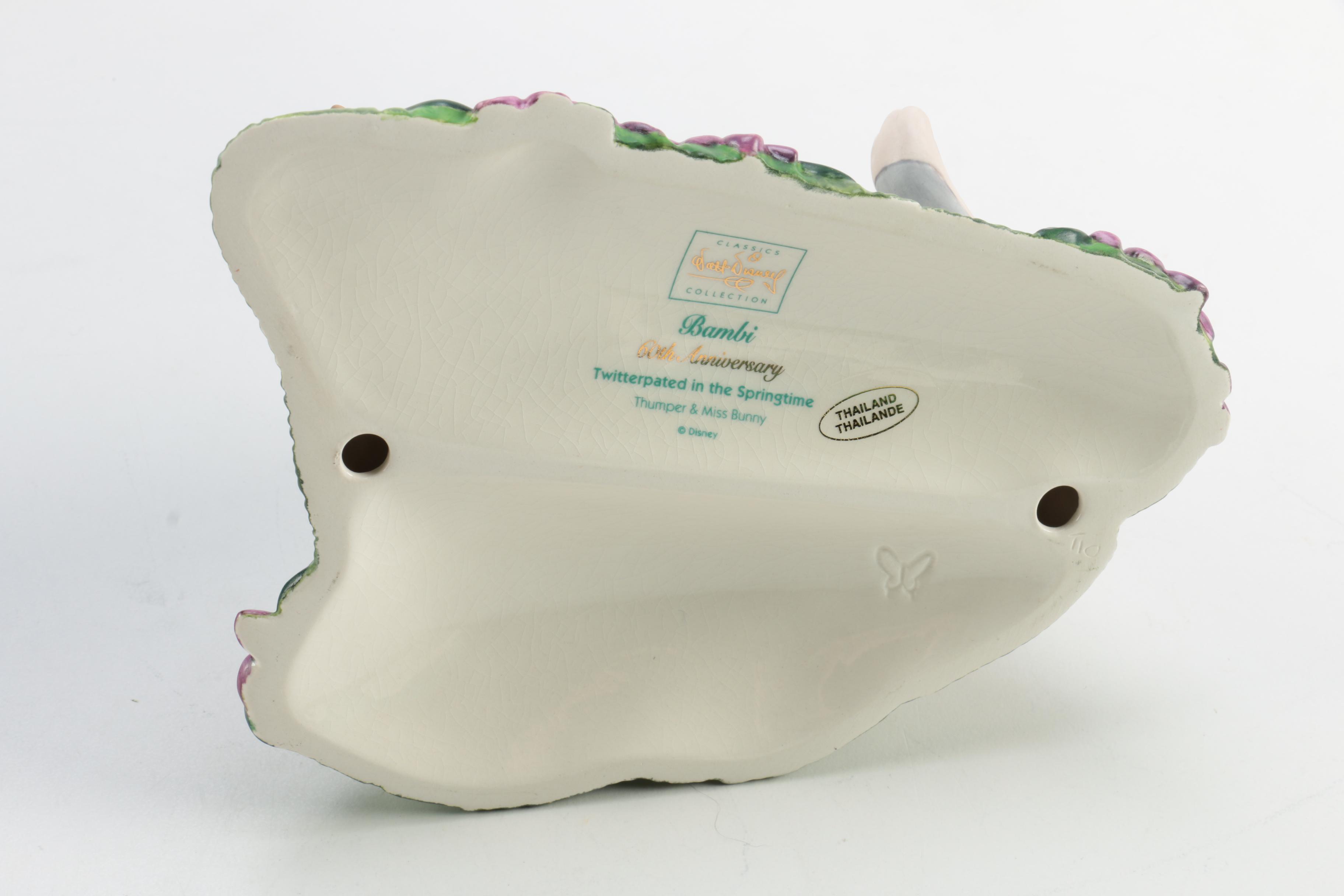 Walt Disney "Classics Collection" Porcelain Figurines and Pewter Pinnochio