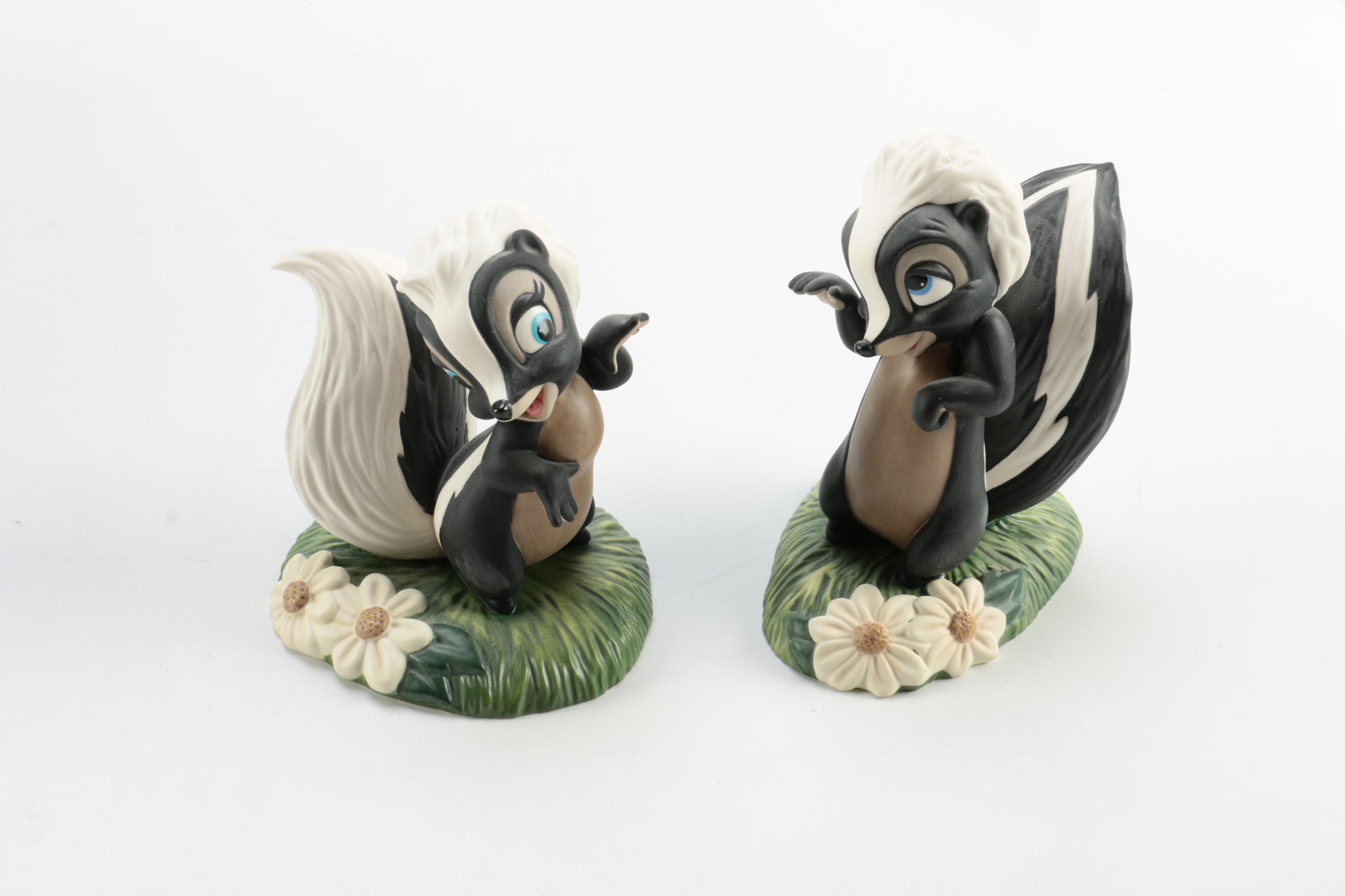 Walt Disney "Classics Collection" Porcelain Figurines and Pewter Pinnochio