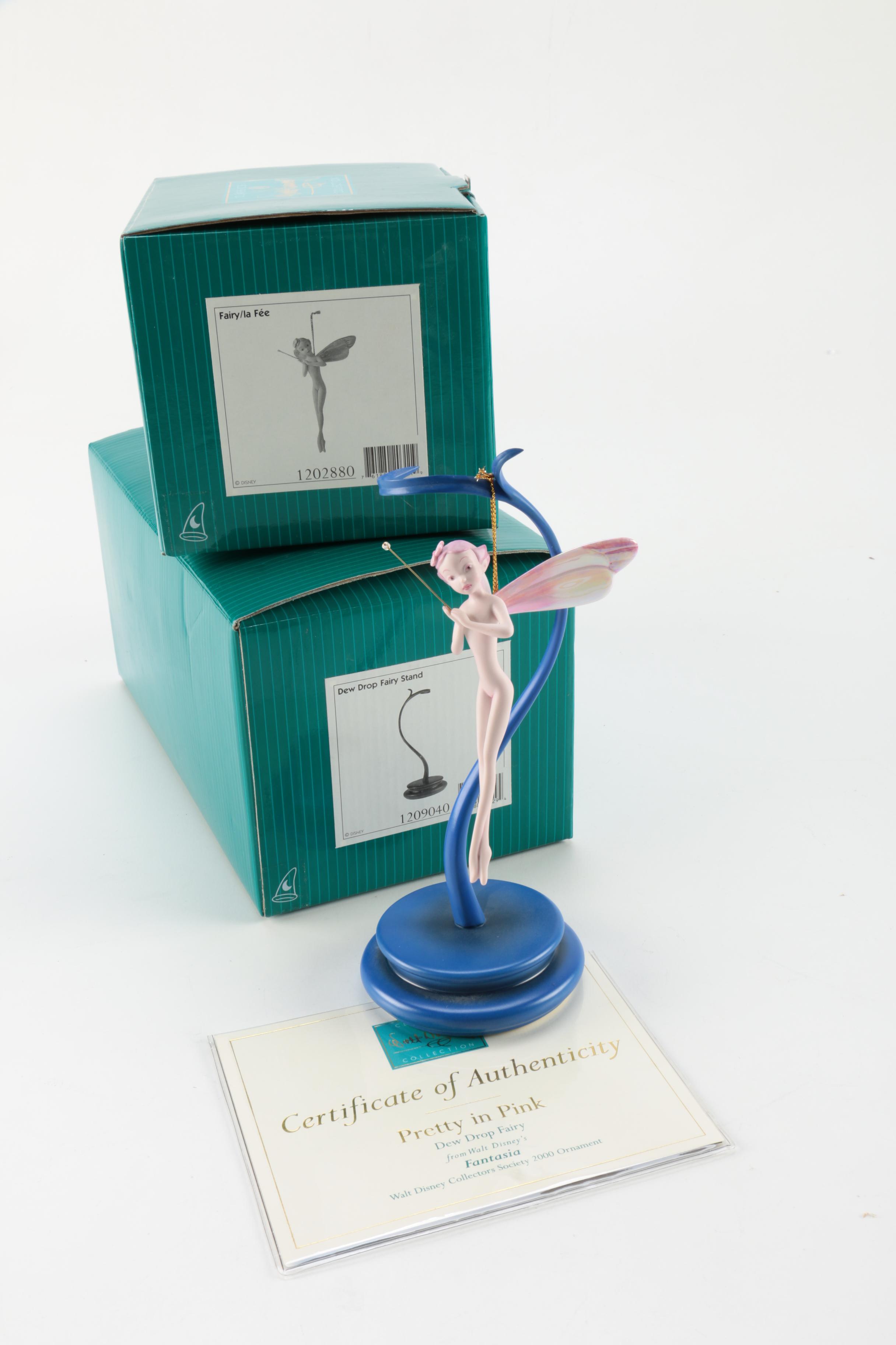 Walt Disney "Classics Collection" Porcelain Figurines and Pewter Pinnochio