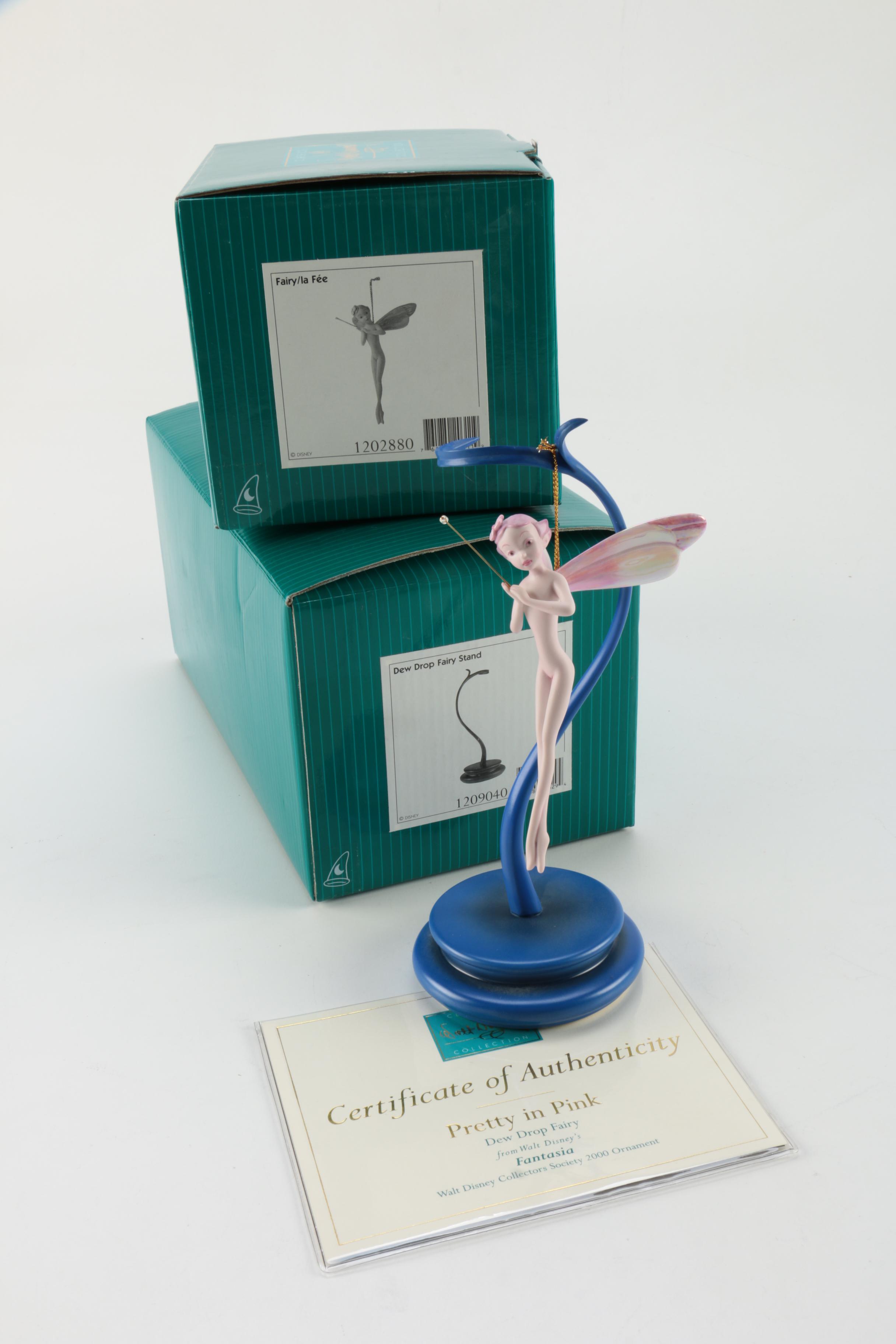 Walt Disney "Classics Collection" Porcelain Figurines and Pewter Pinnochio