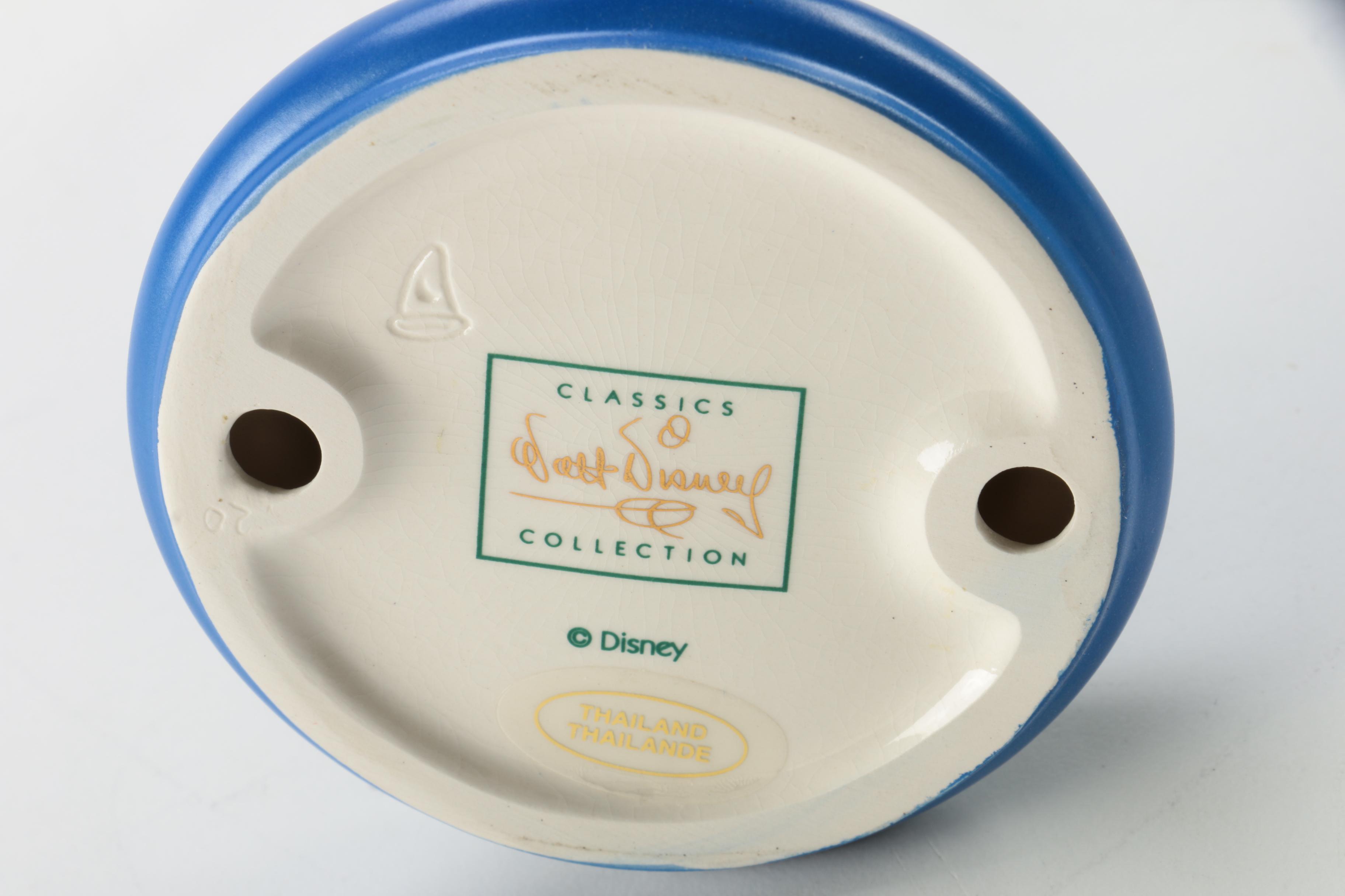 Walt Disney "Classics Collection" Porcelain Figurines and Pewter Pinnochio