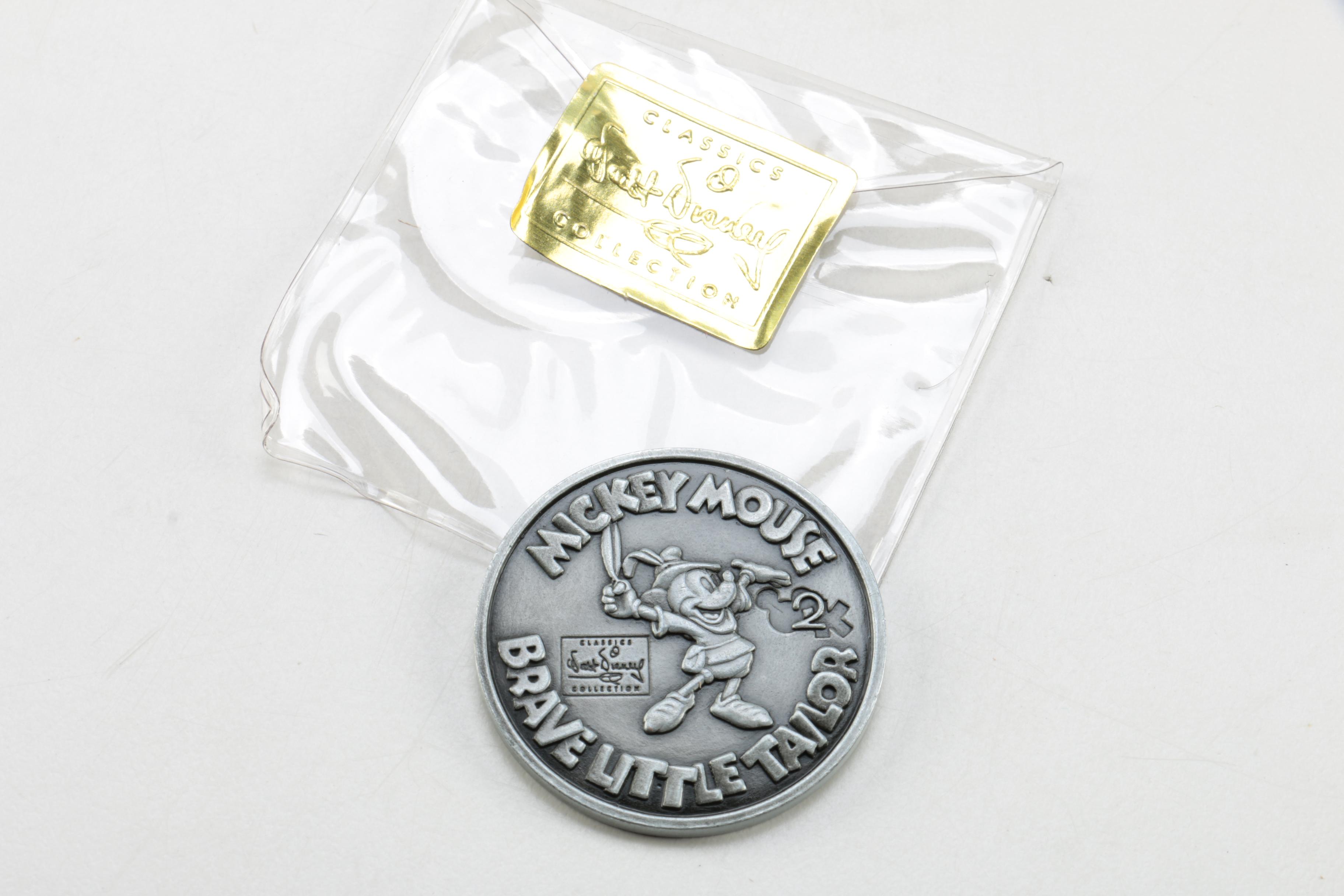 Walt Disney "Classics Collection" Porcelain Figurines and Pewter Pinnochio