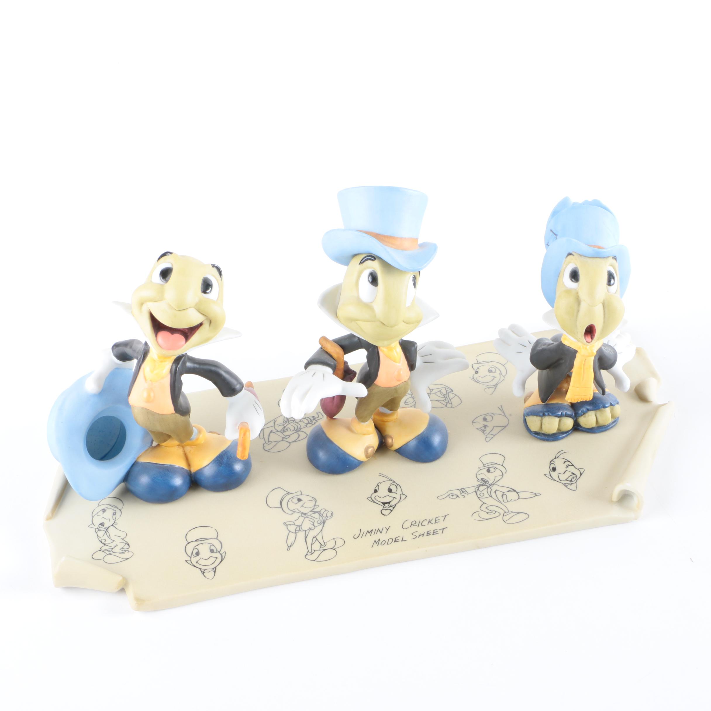 Disney Collectibles Including Limited Edition Jiminy Cricket and Mary Poppins