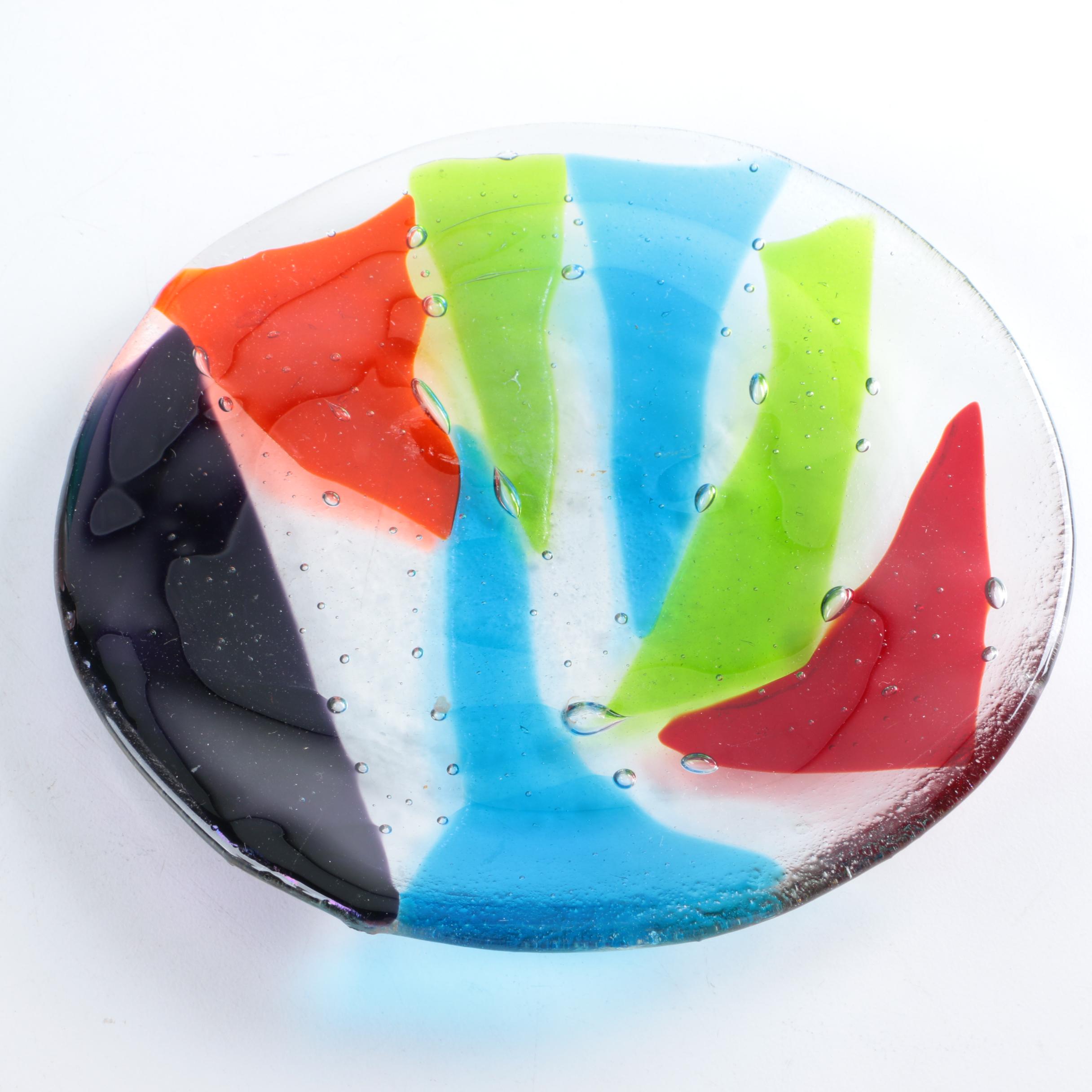 Colorful Glass Vases and Dishes