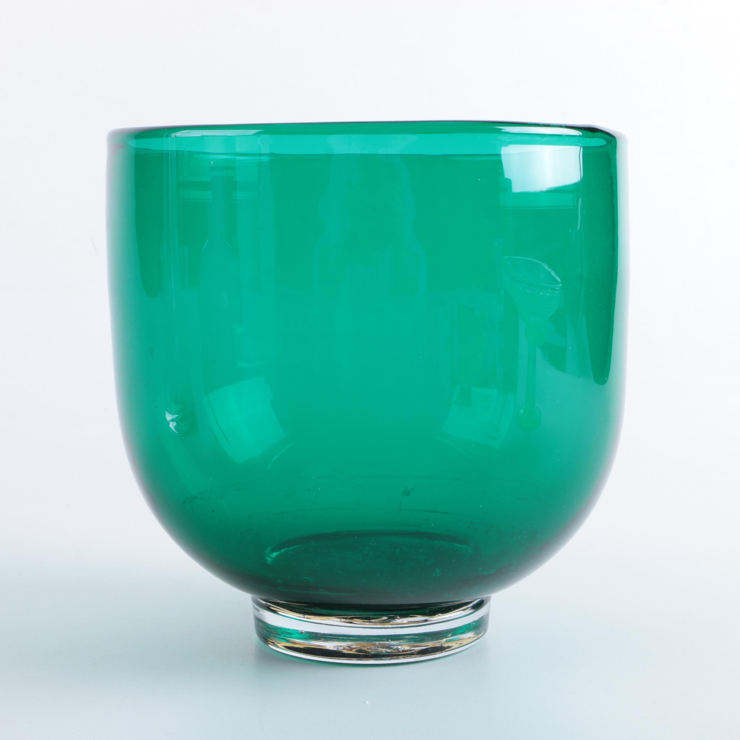 Colorful Glass Vases and Dishes