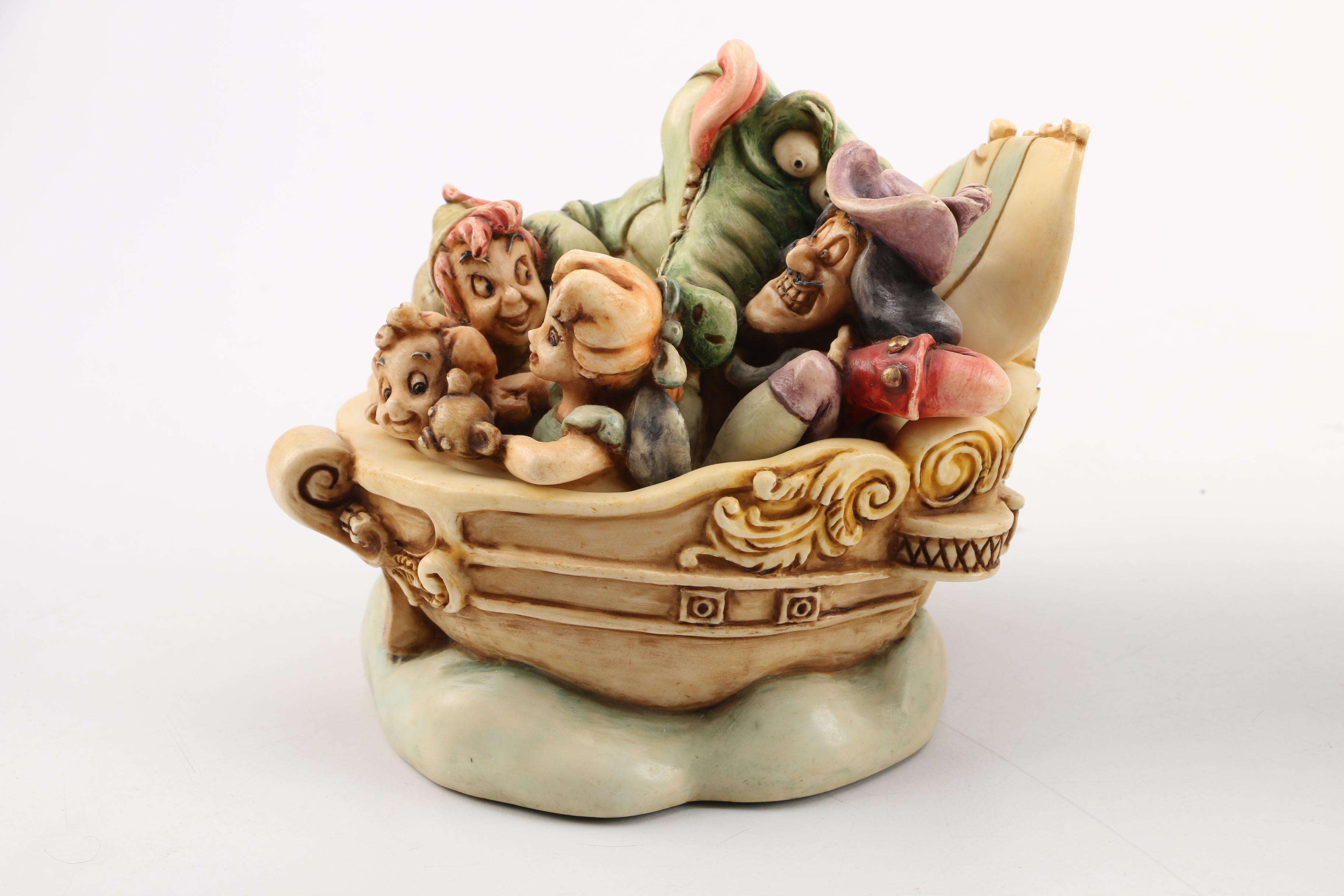 2002 Walt Disney Gallery Harmony Kingdom Hollow Box Figurines