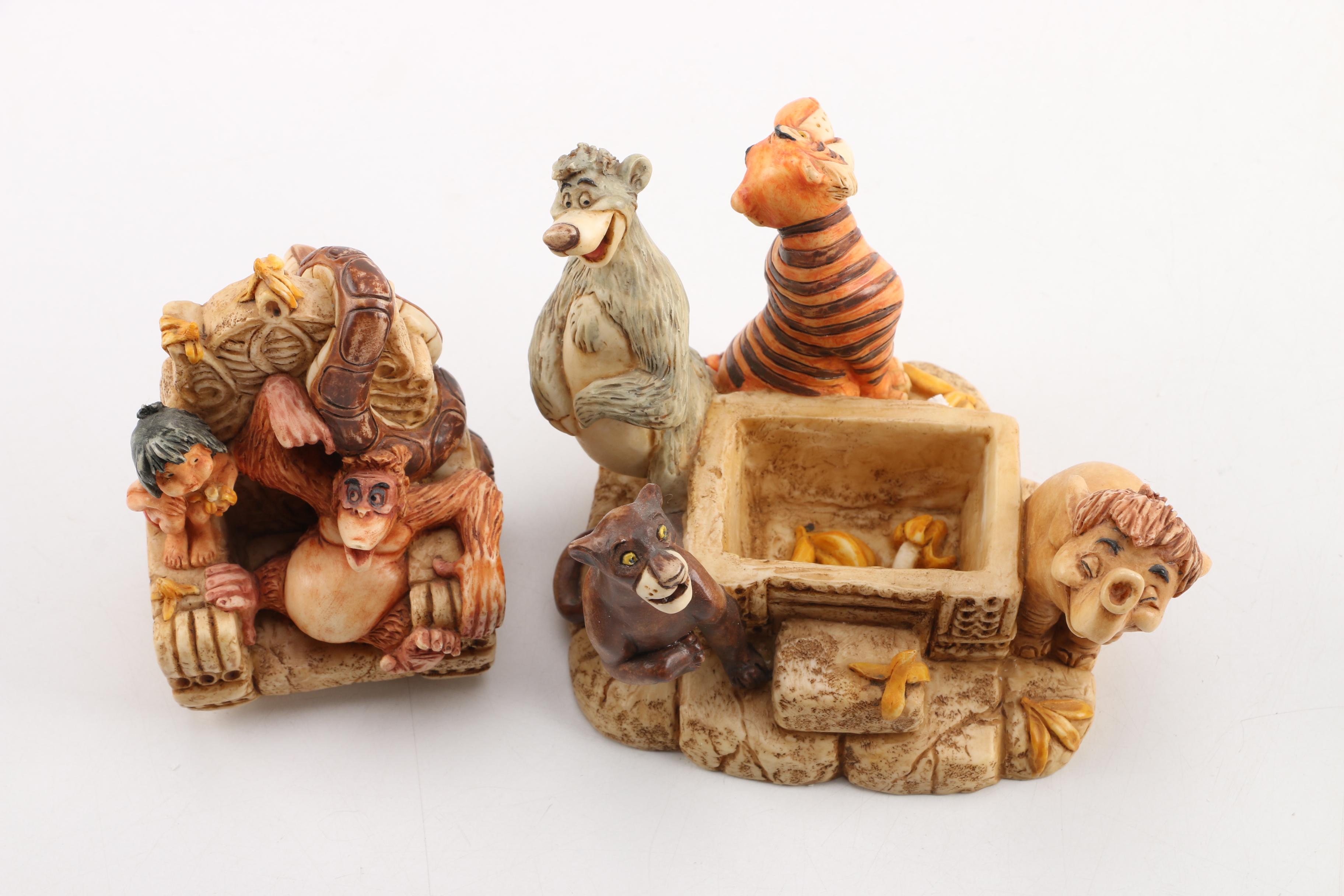 2002 Walt Disney Gallery Harmony Kingdom Hollow Box Figurines