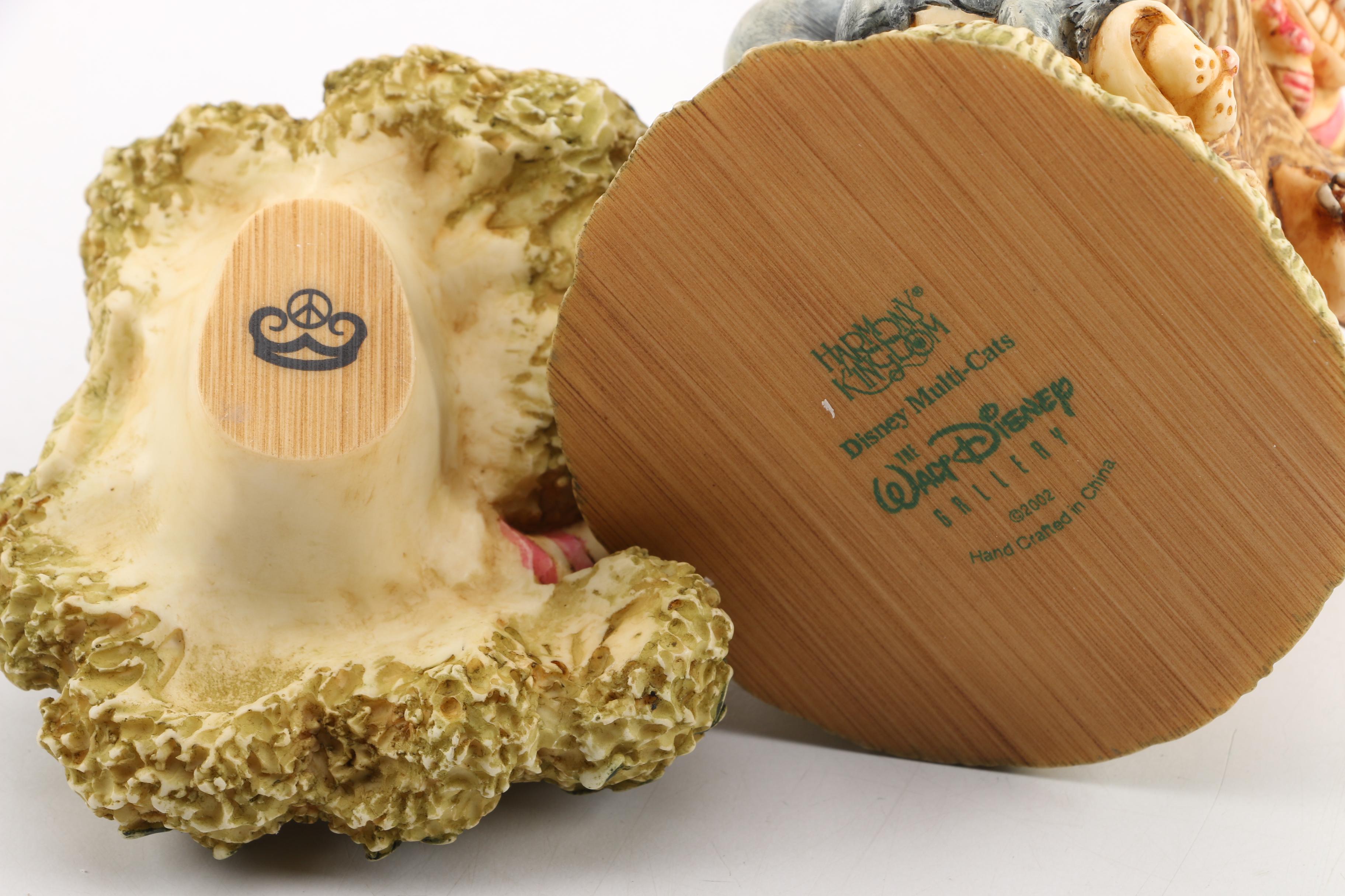 2002 Walt Disney Gallery Harmony Kingdom Hollow Box Figurines