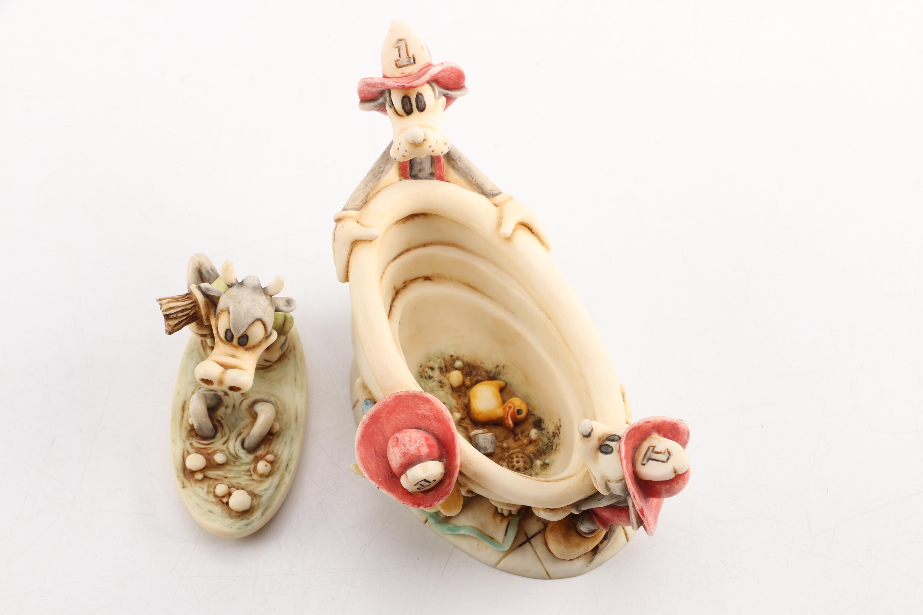 2002 Walt Disney Gallery Harmony Kingdom Hollow Box Figurines