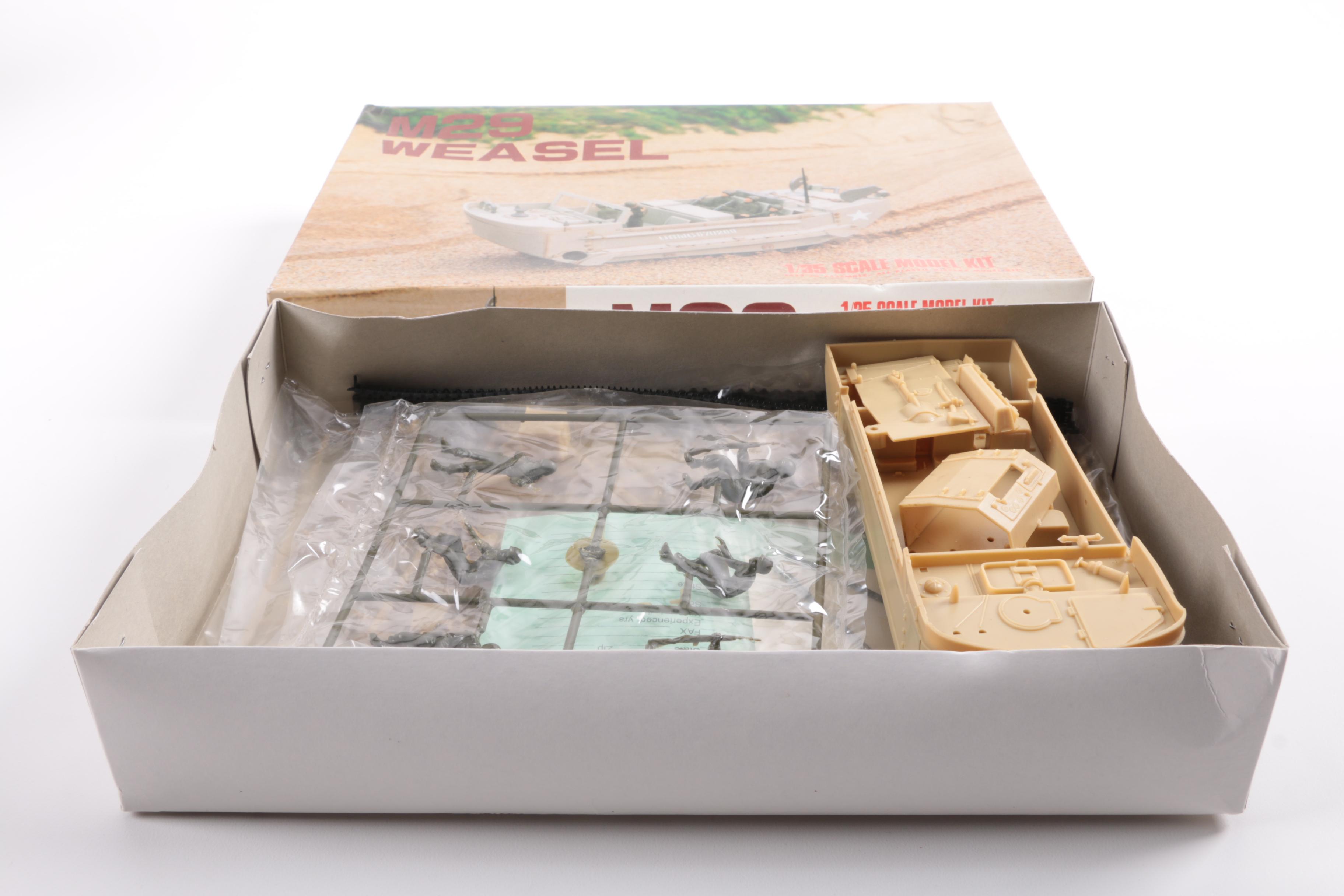 Vintage Military Vehicle Model Kits