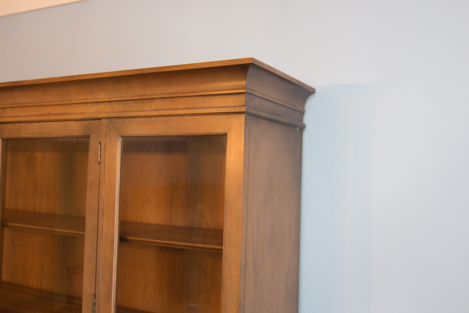 Vintage Breakfront China Cabinet by Morganton Furniture