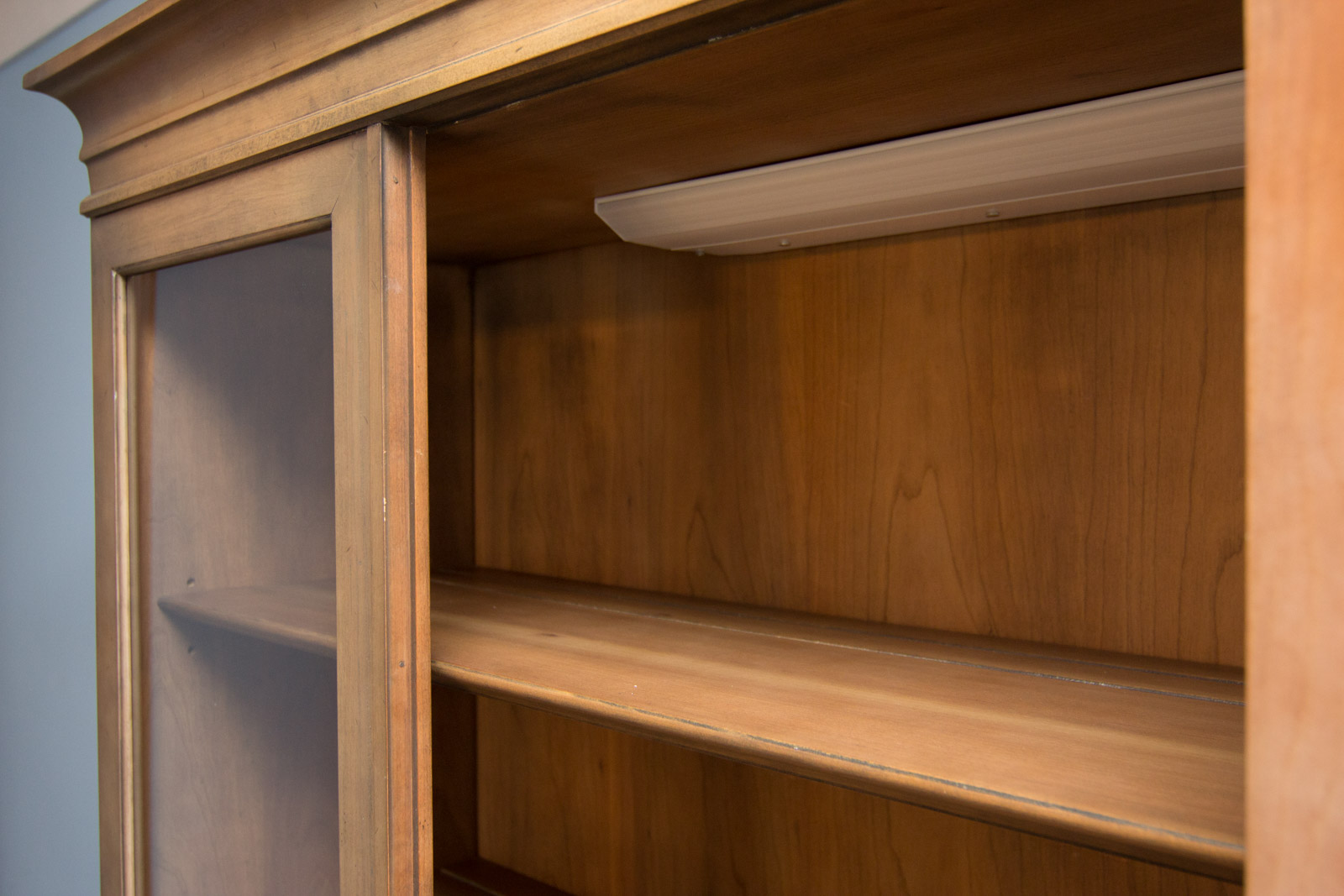 Vintage Breakfront China Cabinet by Morganton Furniture