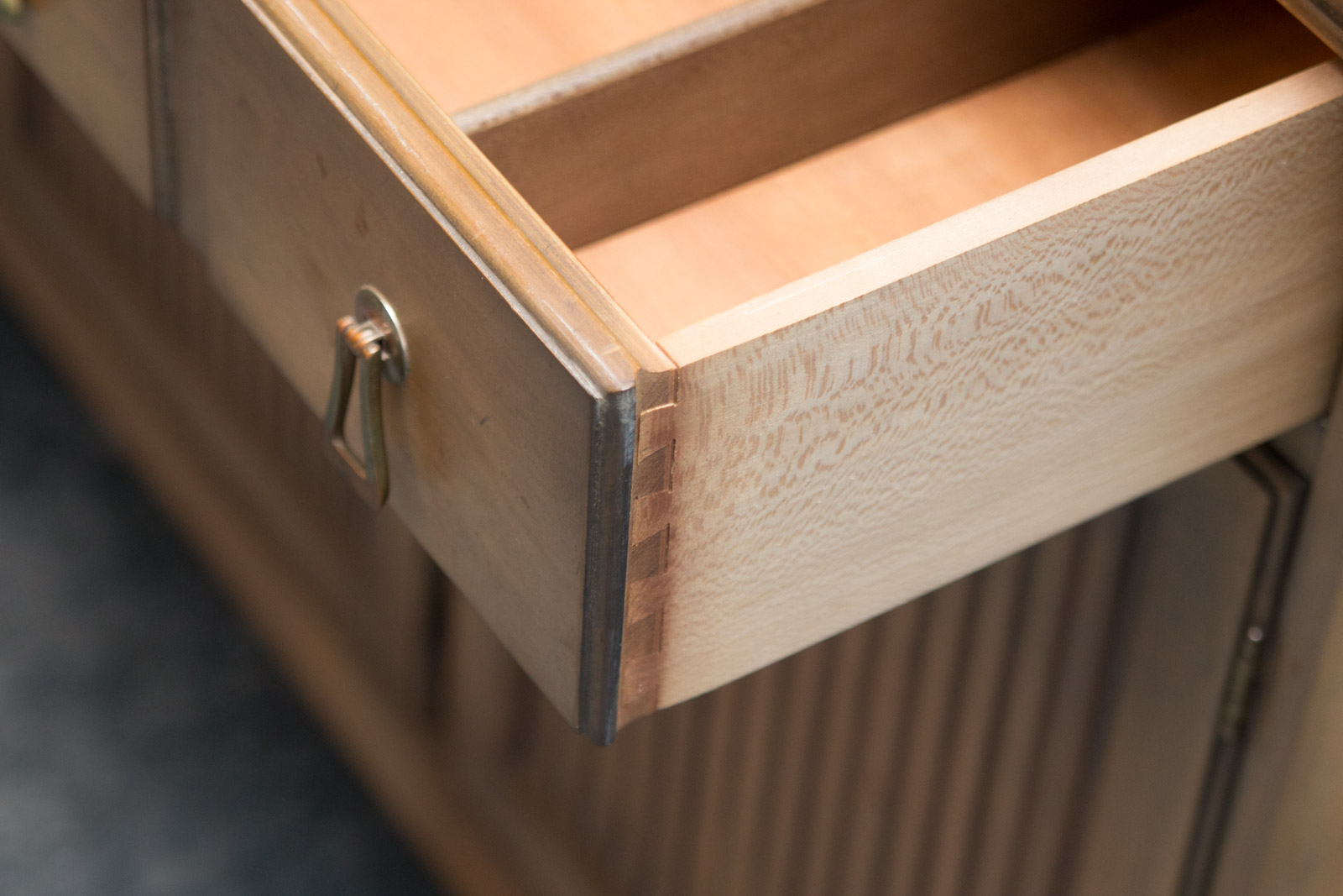 Vintage Breakfront China Cabinet by Morganton Furniture