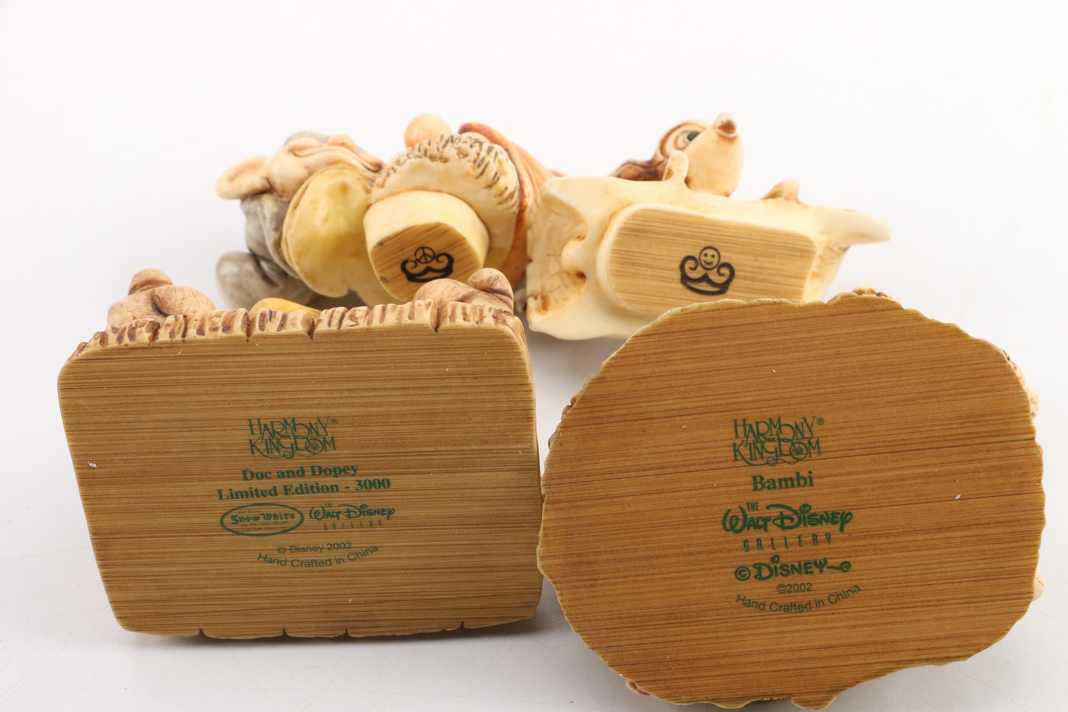 Walt Disney Gallery Harmony Kingdom Hollow Box Figurines