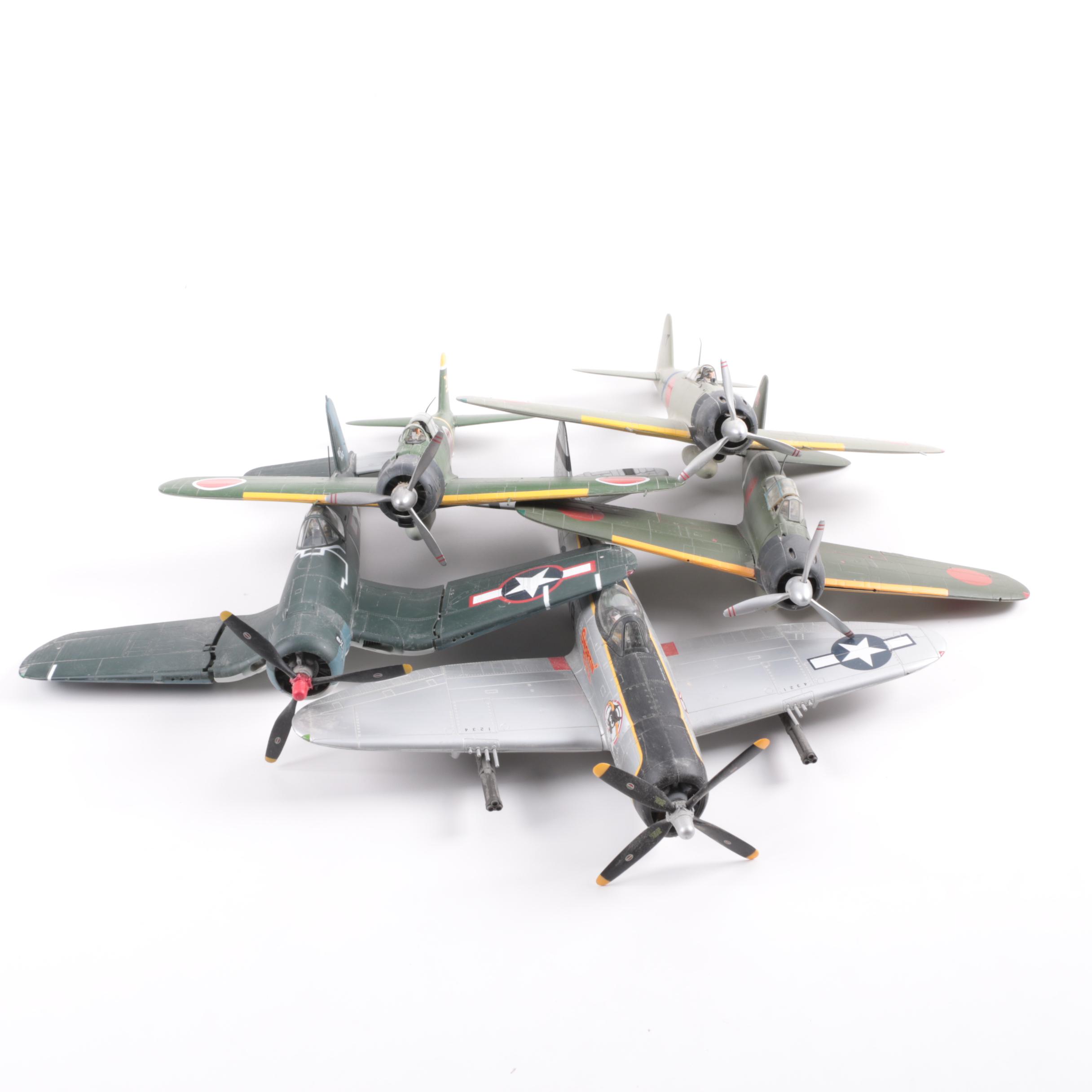Die-Cast World War II Military Airplanes