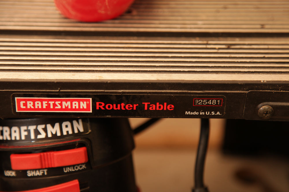 Craftsman Router Table and Router