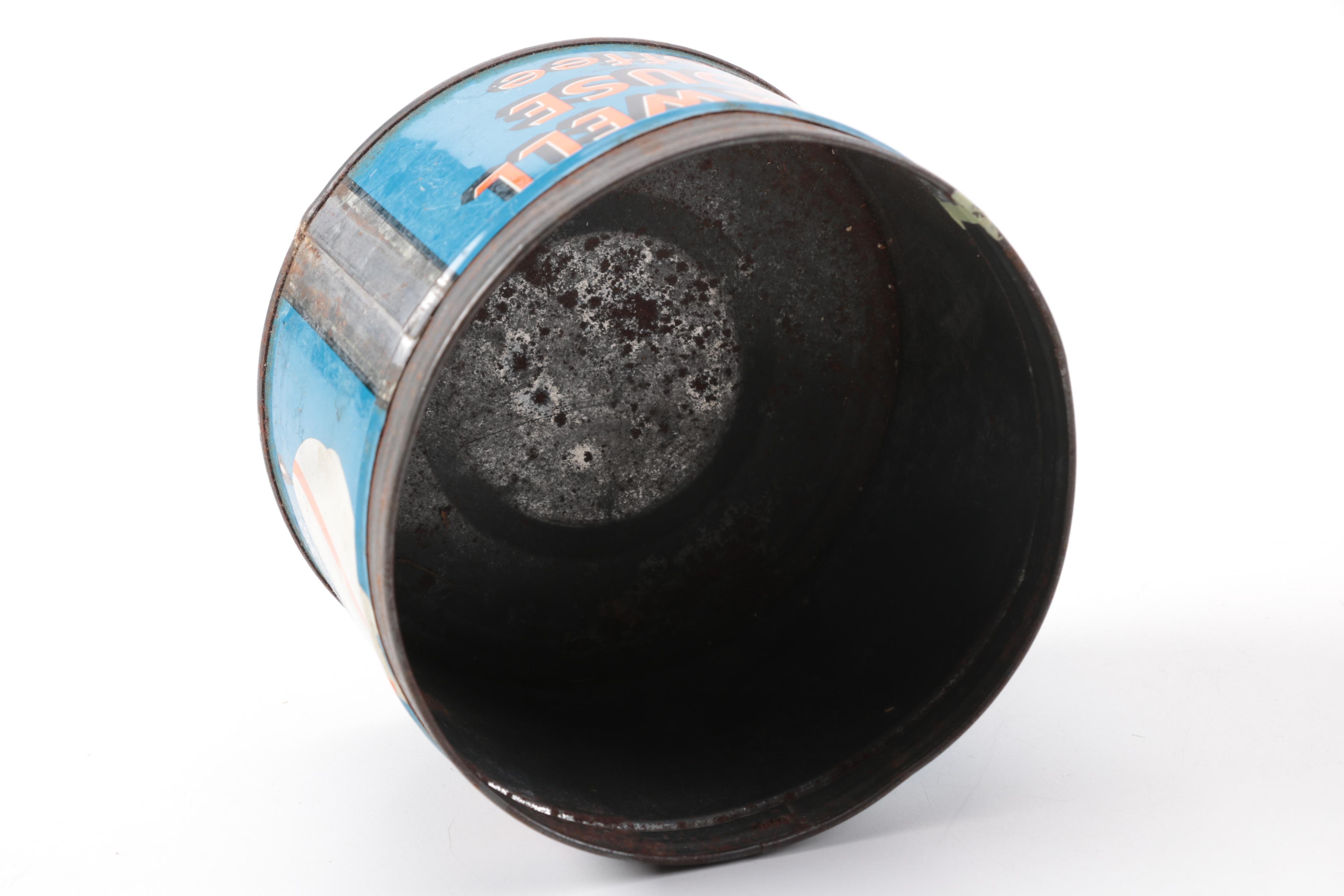 Vintage Maxwell House Tin with Limited Edition Quaker Oats Reproduction Tin