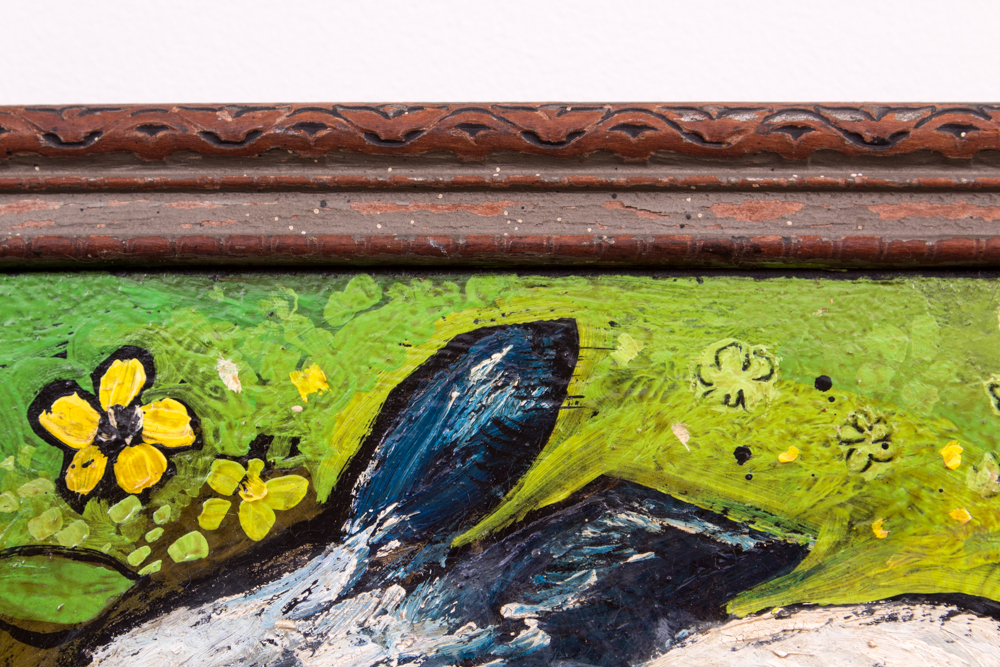 Henry Lawrence Faulkner Oil and Casein on Masonite "14 Karat"