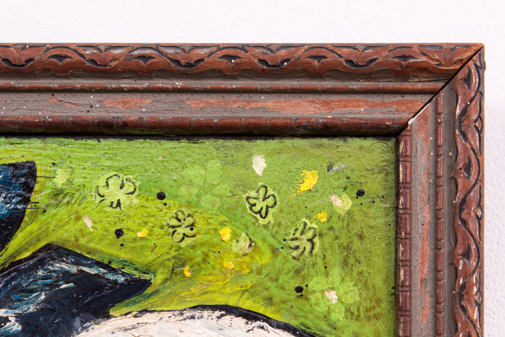 Henry Lawrence Faulkner Oil and Casein on Masonite "14 Karat"