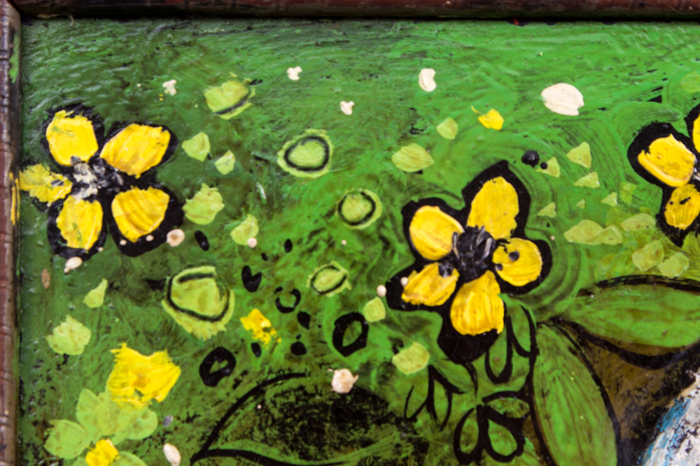 Henry Lawrence Faulkner Oil and Casein on Masonite "14 Karat"