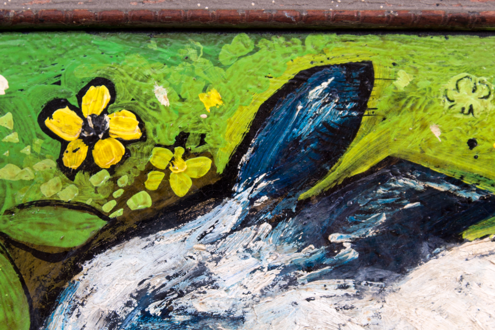 Henry Lawrence Faulkner Oil and Casein on Masonite "14 Karat"