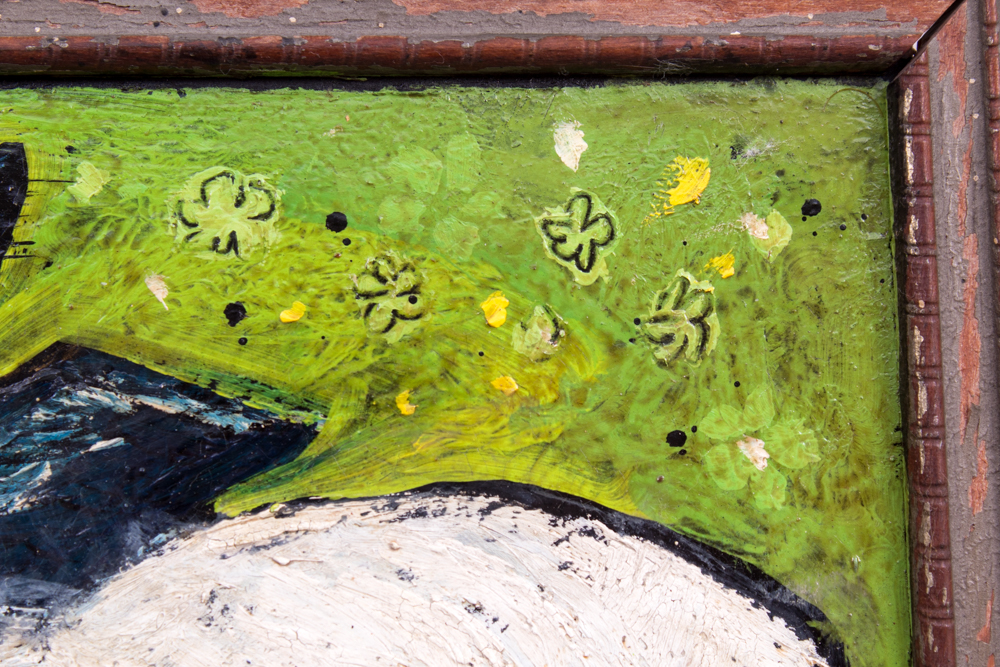 Henry Lawrence Faulkner Oil and Casein on Masonite "14 Karat"