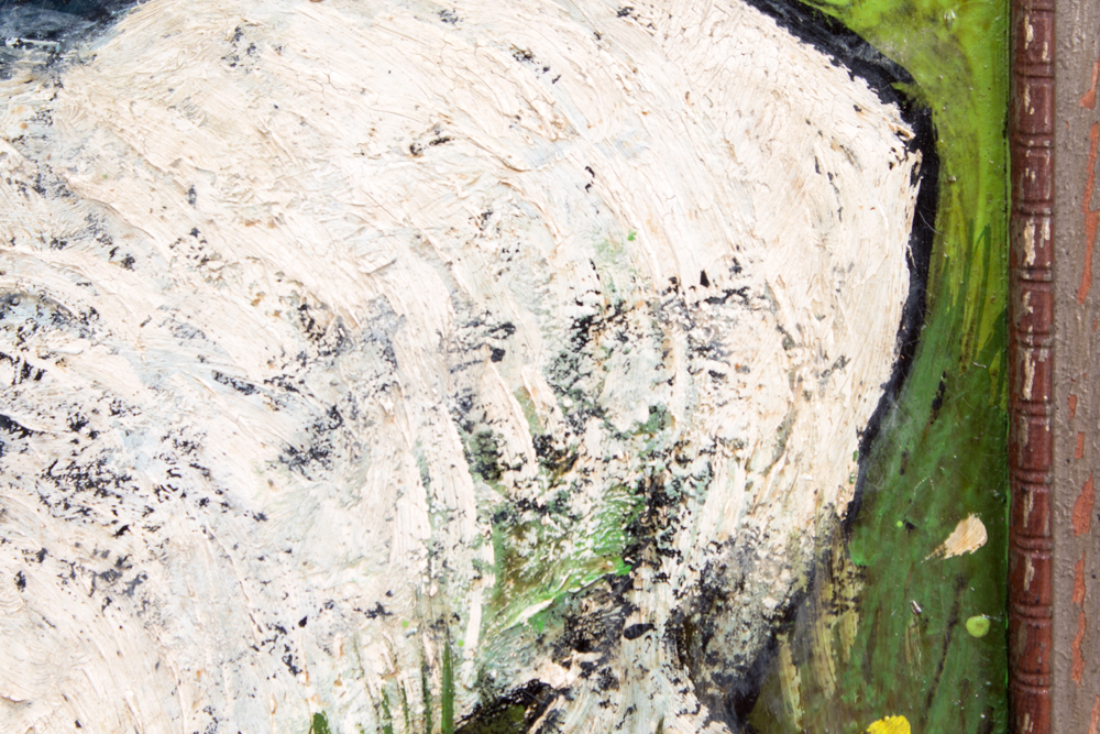 Henry Lawrence Faulkner Oil and Casein on Masonite "14 Karat"