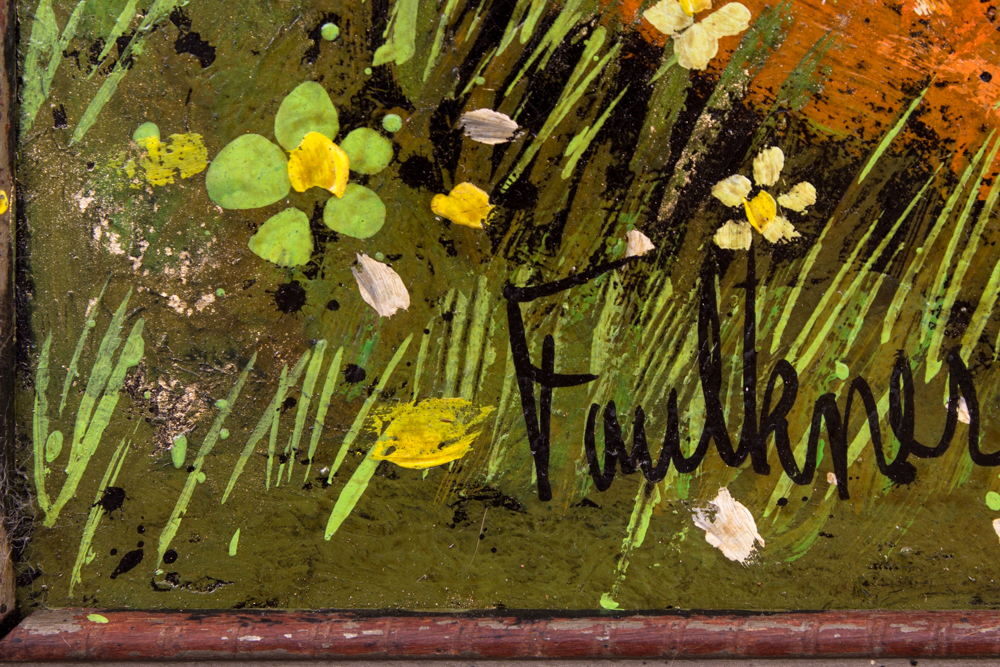 Henry Lawrence Faulkner Oil and Casein on Masonite "14 Karat"