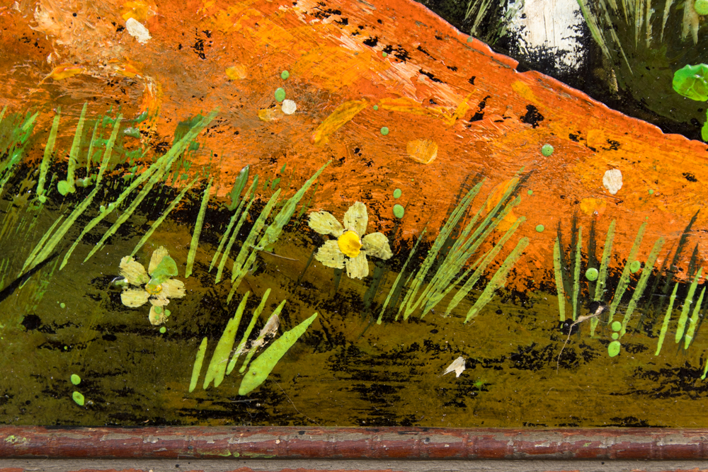 Henry Lawrence Faulkner Oil and Casein on Masonite "14 Karat"